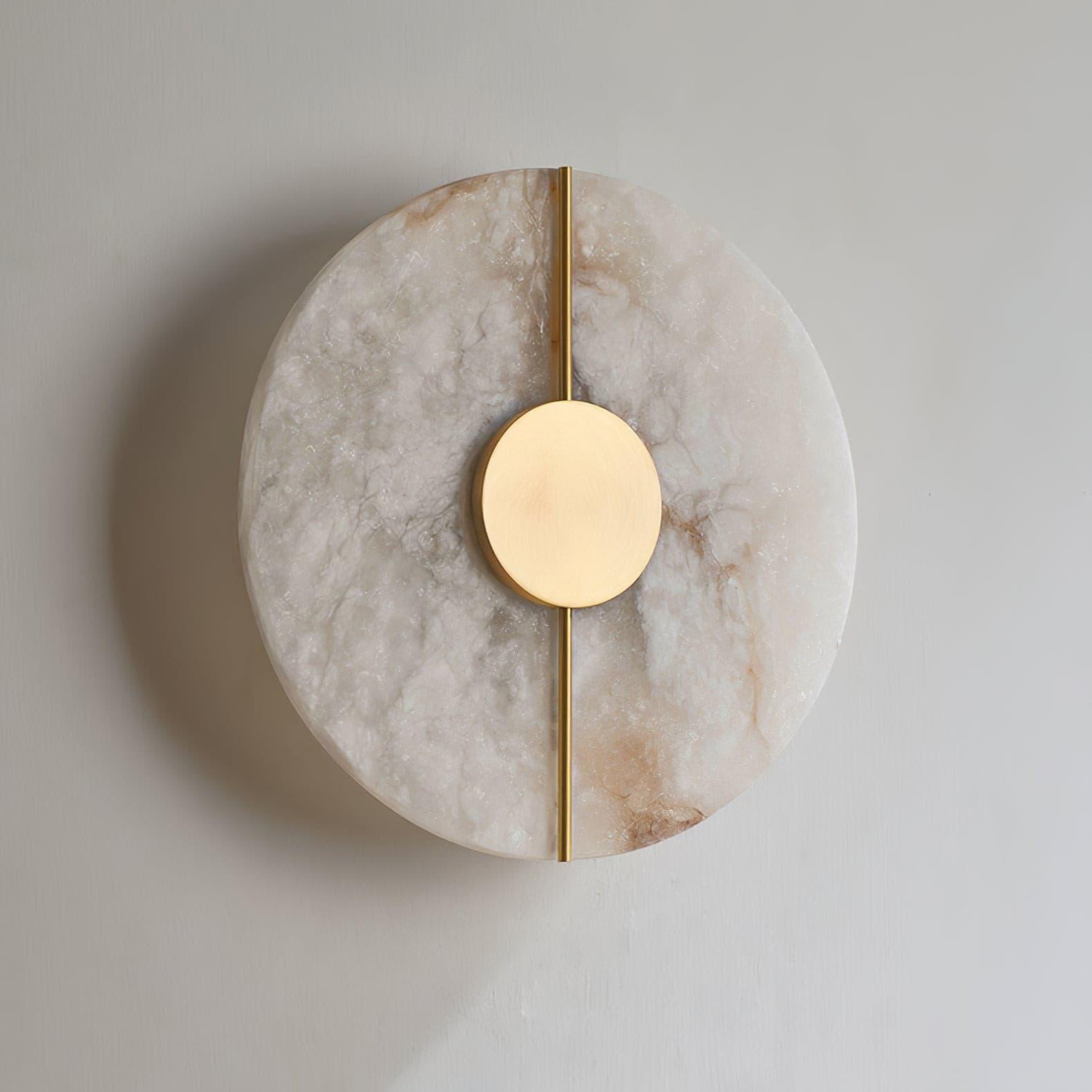 Citheira Minimalist Alabaster Wall Light-Neutral Decor