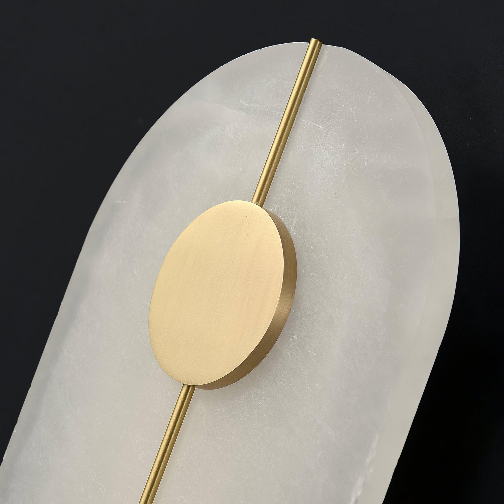 Nivar Minimalist Alabaster Wall Light-Neutral Decor