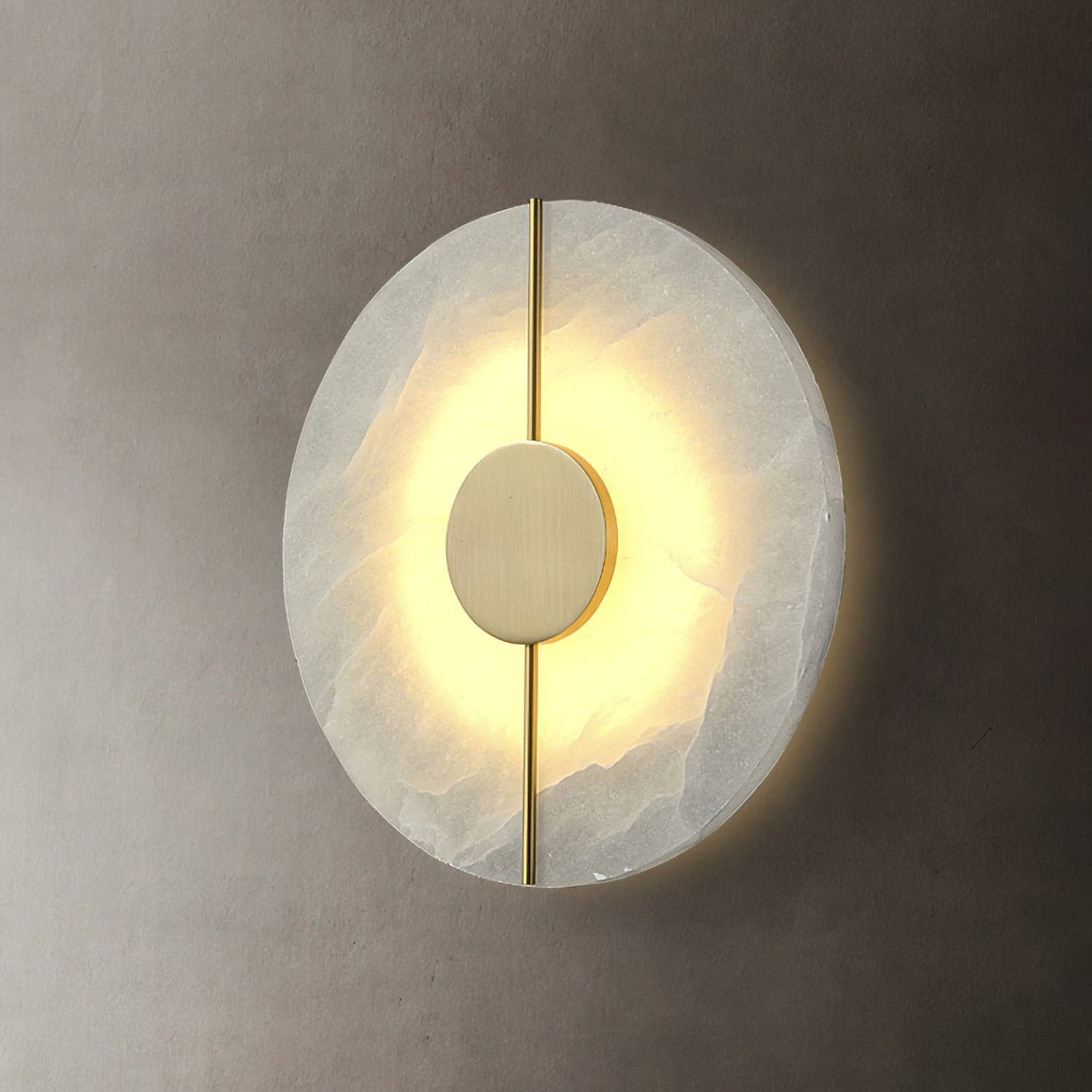 Artistic Wall Lamp Dolomite Copper Retro Flair