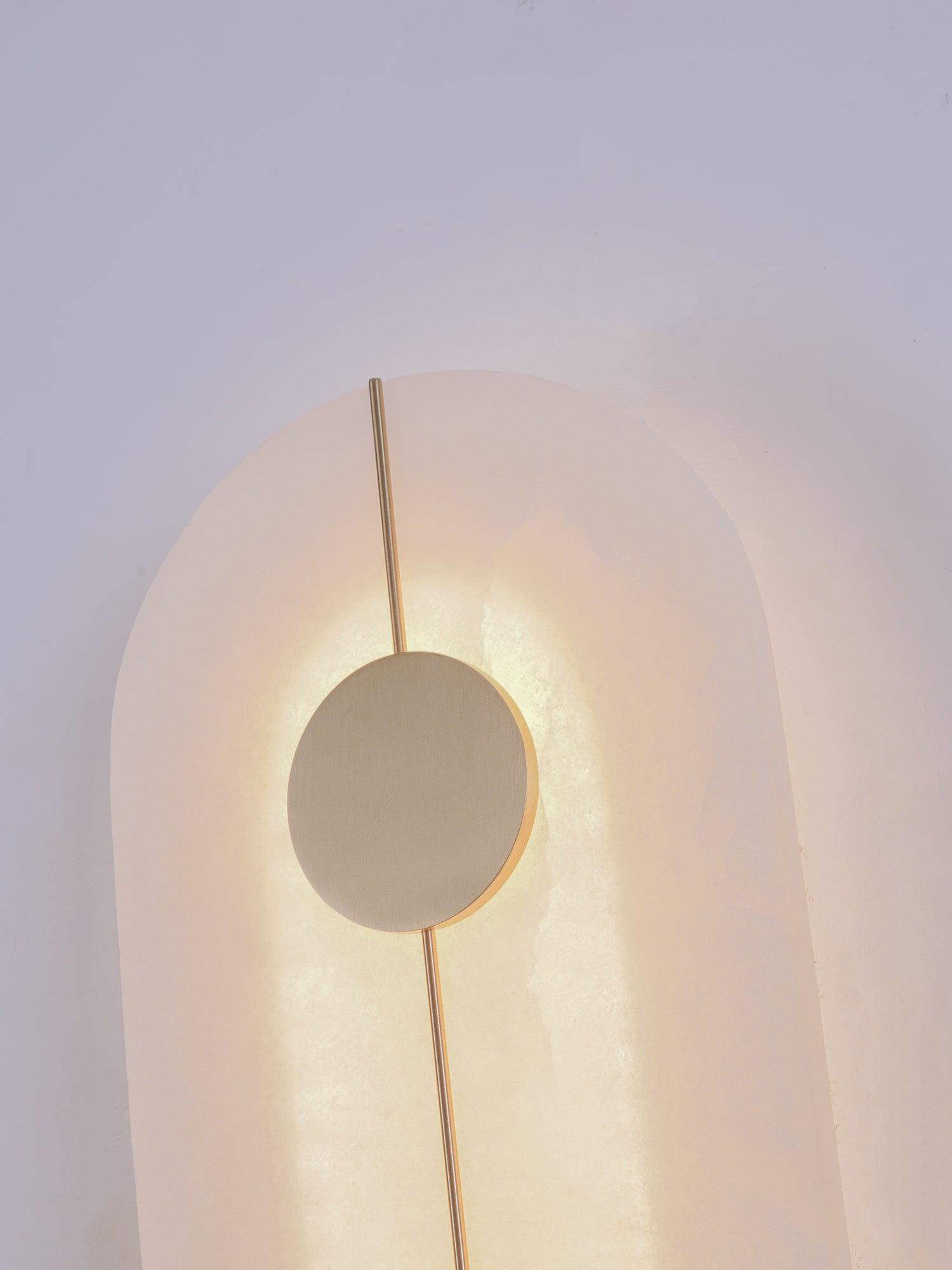 Citheira Minimalist Alabaster Wall Light-Neutral Decor