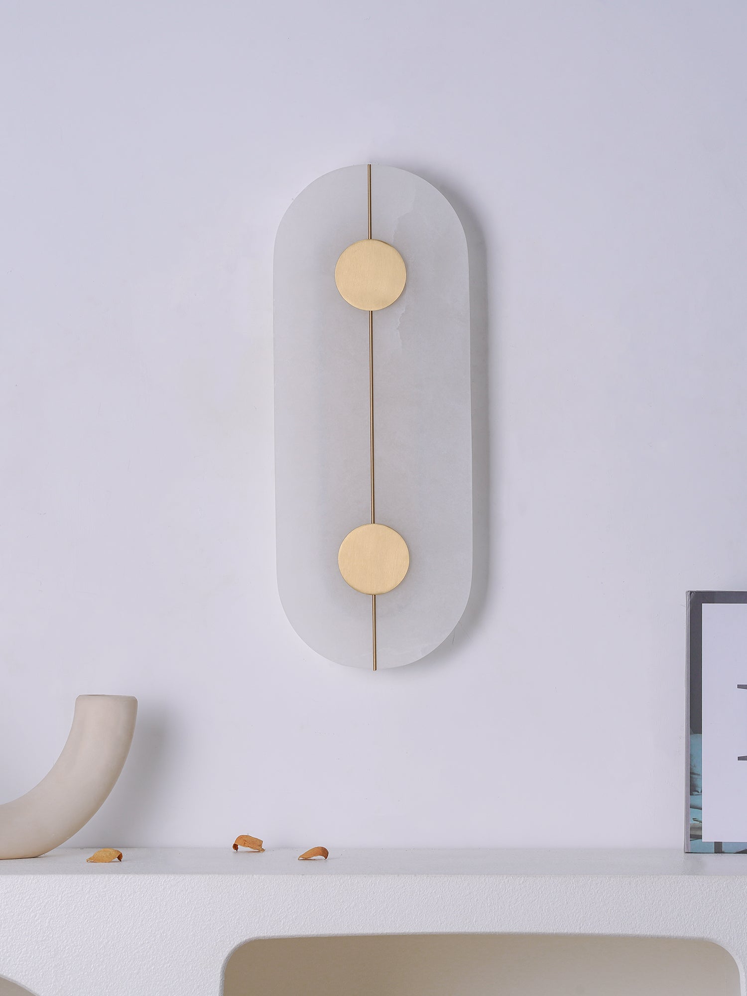 Artistic Wall Lamp Dolomite Copper Retro Flair
