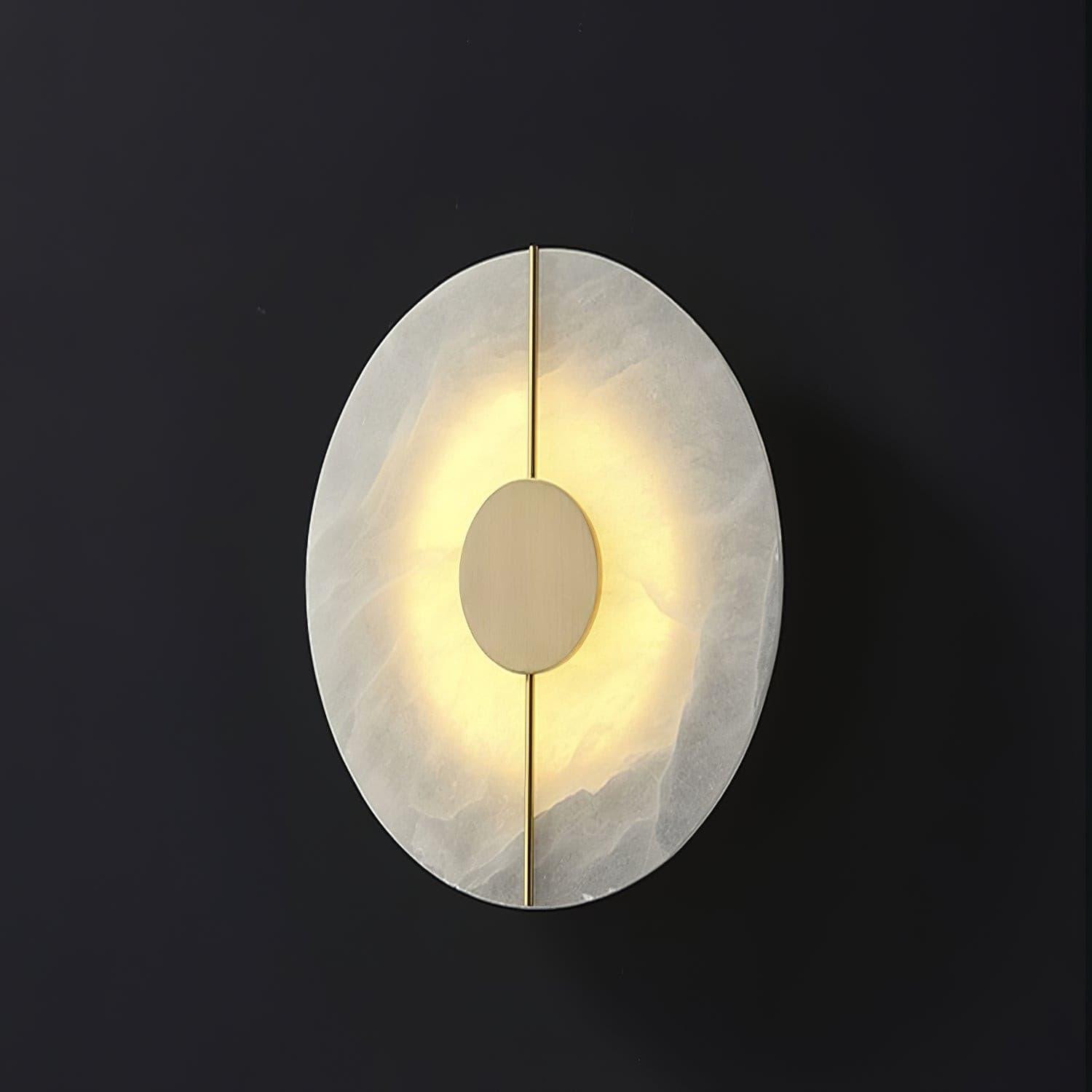 Citheira Minimalist Alabaster Wall Light-Neutral Decor