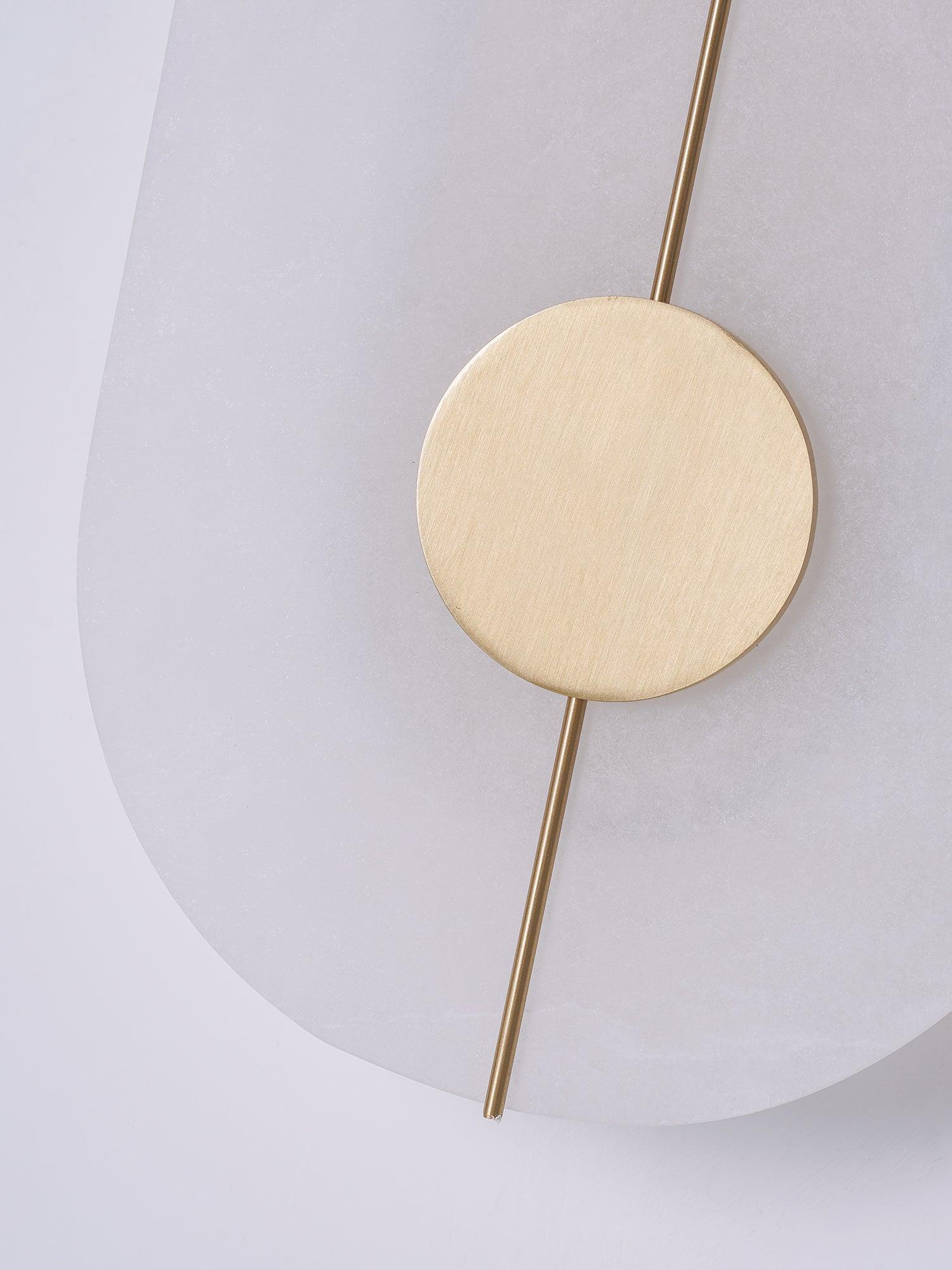 Citheira Minimalist Alabaster Wall Light-Neutral Decor