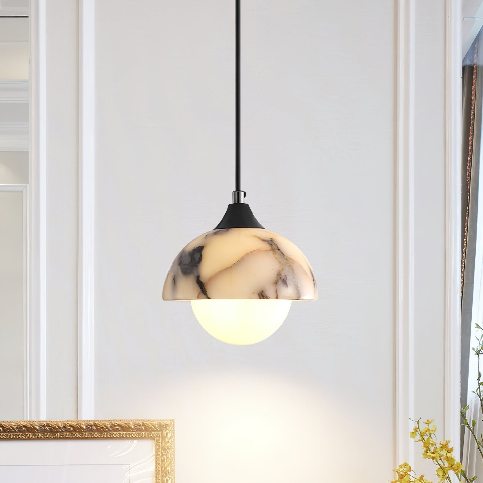 Yrvuvys Modern Minimalist Marble Pendant Lamp