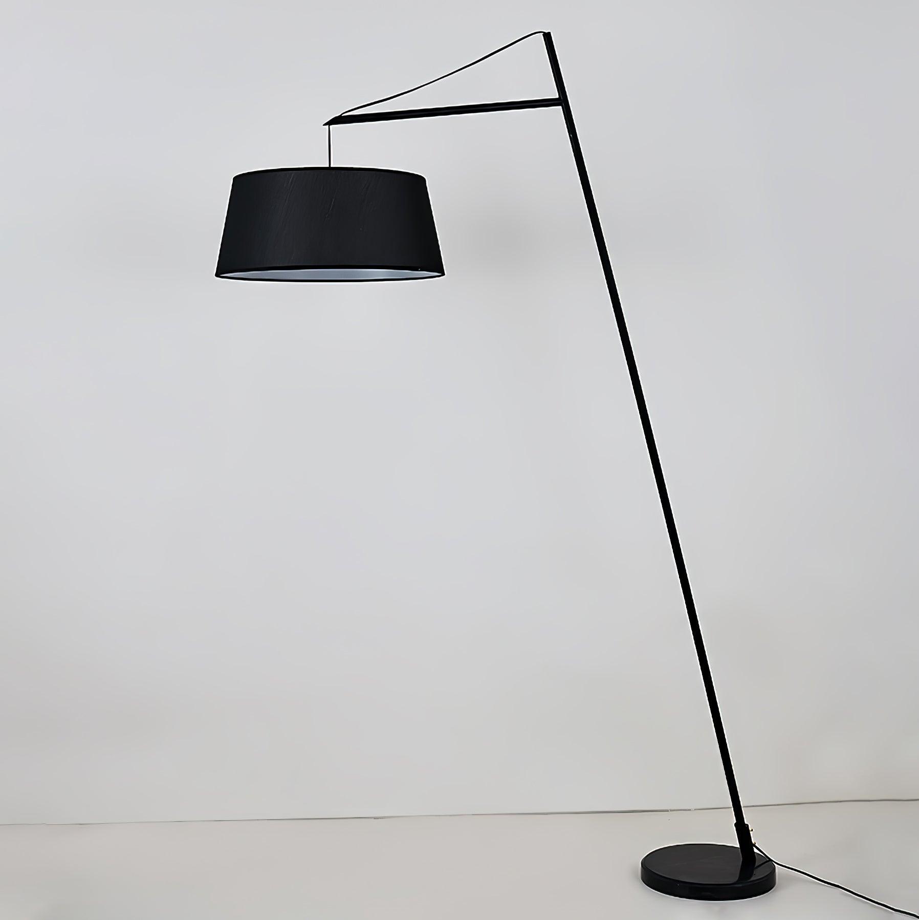 Votalyra Modern Fabric Floor Lamp-Neutral Decor