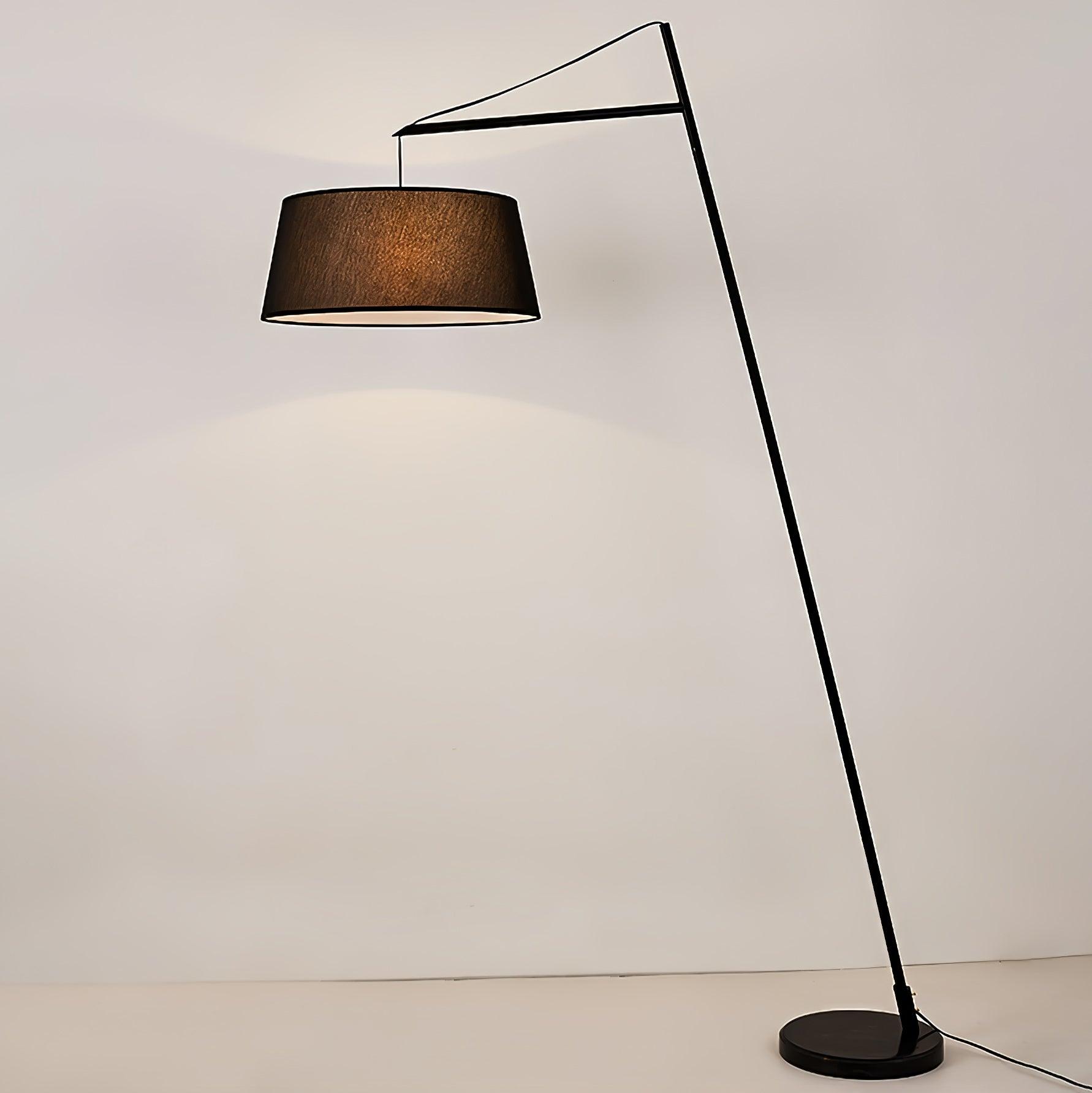 Votalyra Modern Fabric Floor Lamp-Neutral Decor