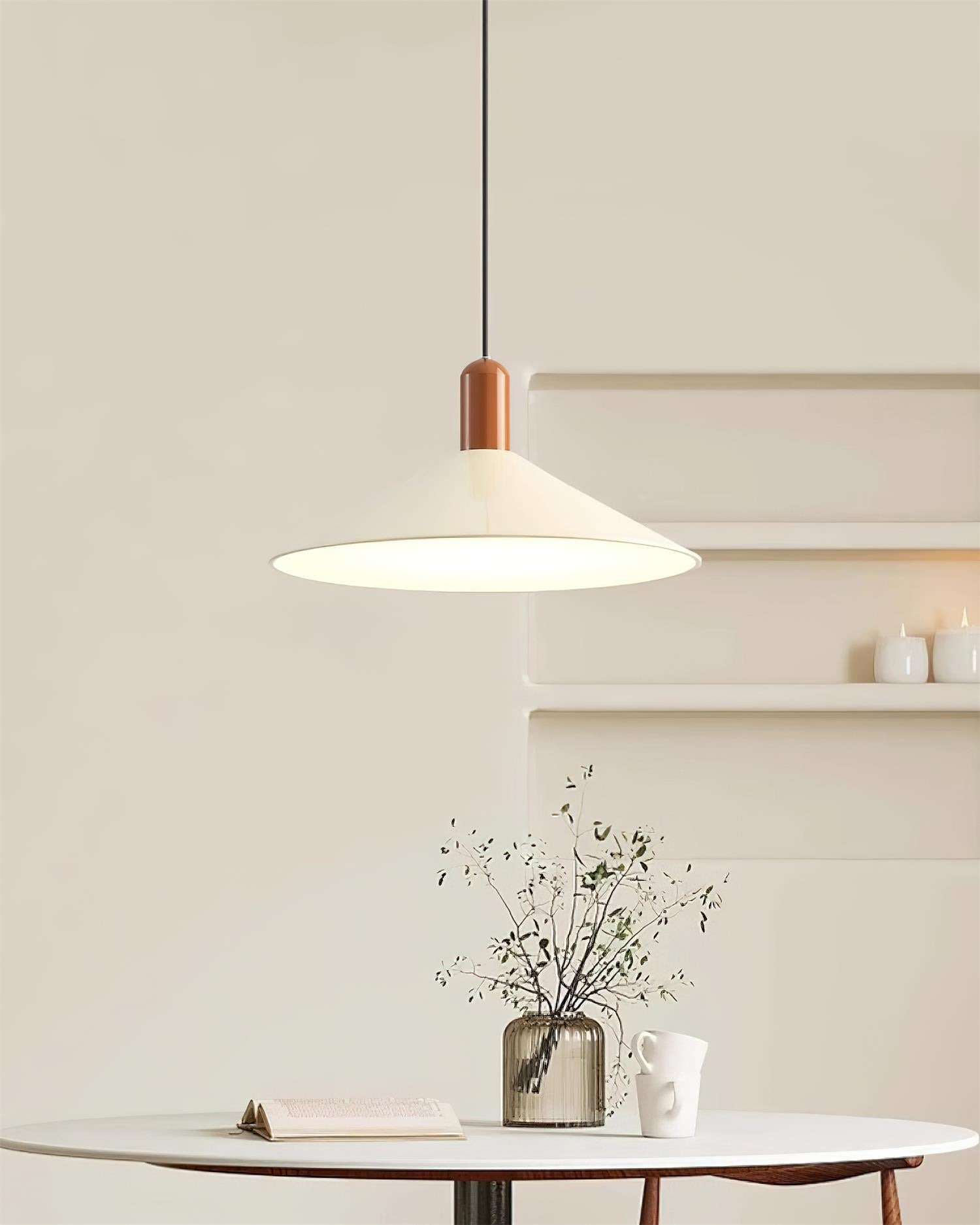 Pendant Light LED Minimalist Cone  Hanging Lamp for Kitchen Dining