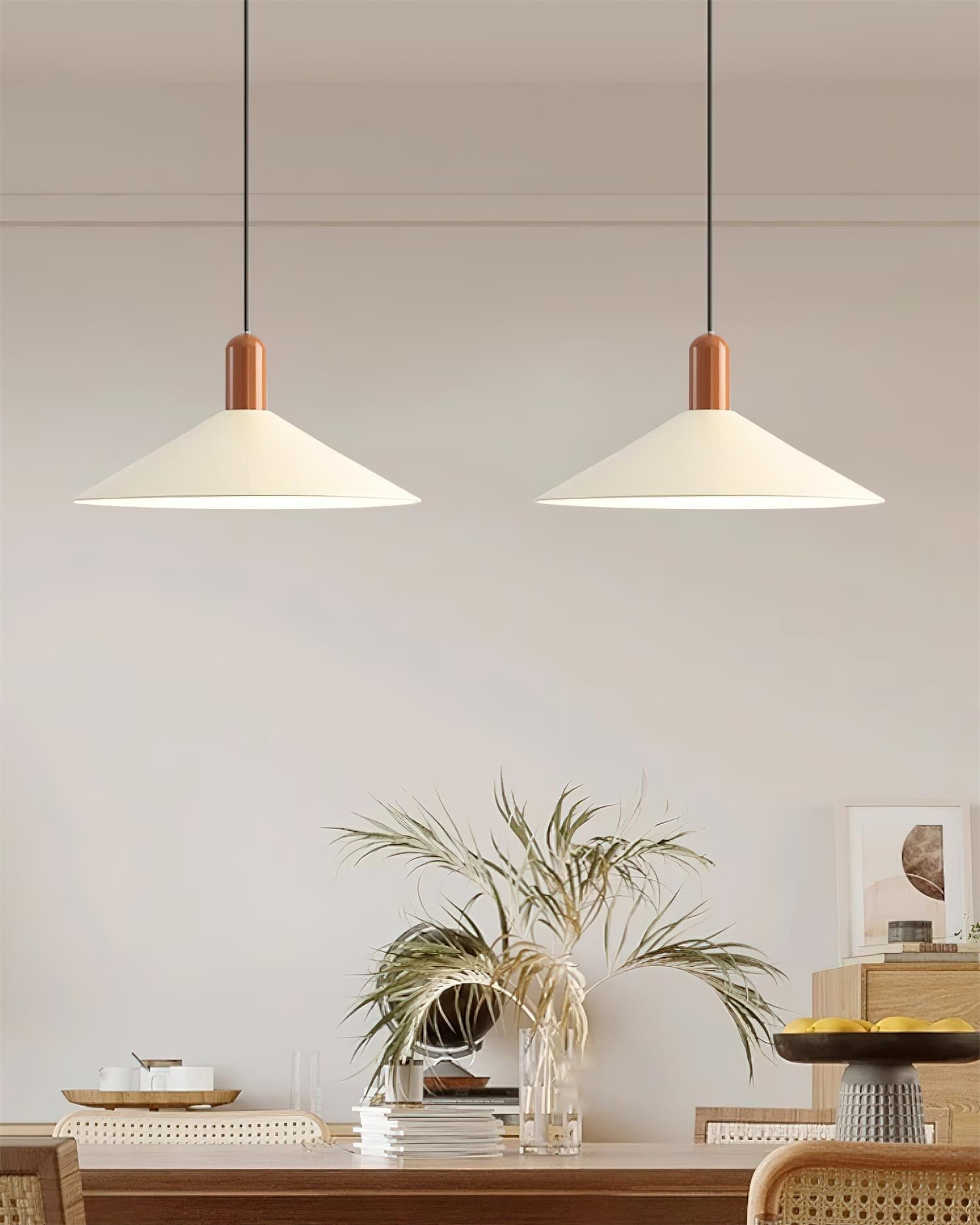 Pendant Light LED Minimalist Cone  Hanging Lamp for Kitchen Dining