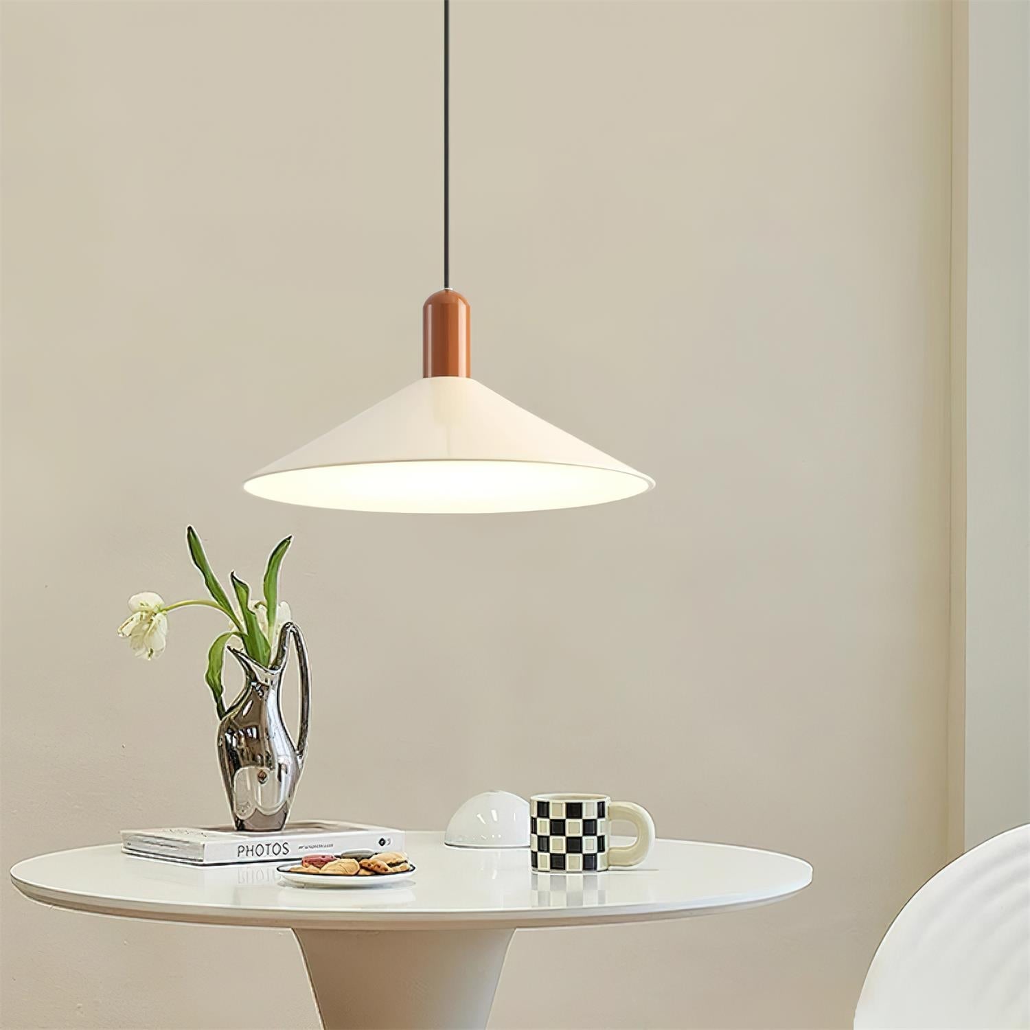 Pendant Light LED Minimalist Cone  Hanging Lamp for Kitchen Dining