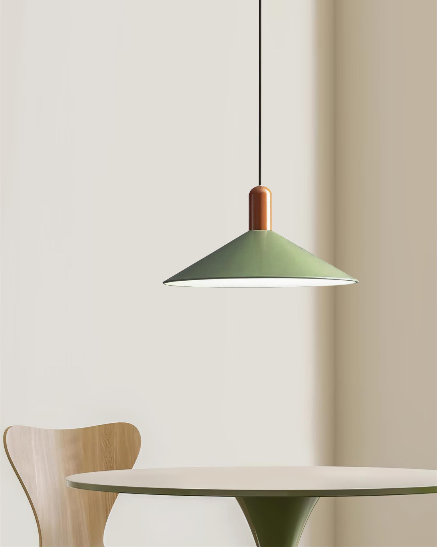 Pendant Light LED Minimalist Cone  Hanging Lamp for Kitchen Dining