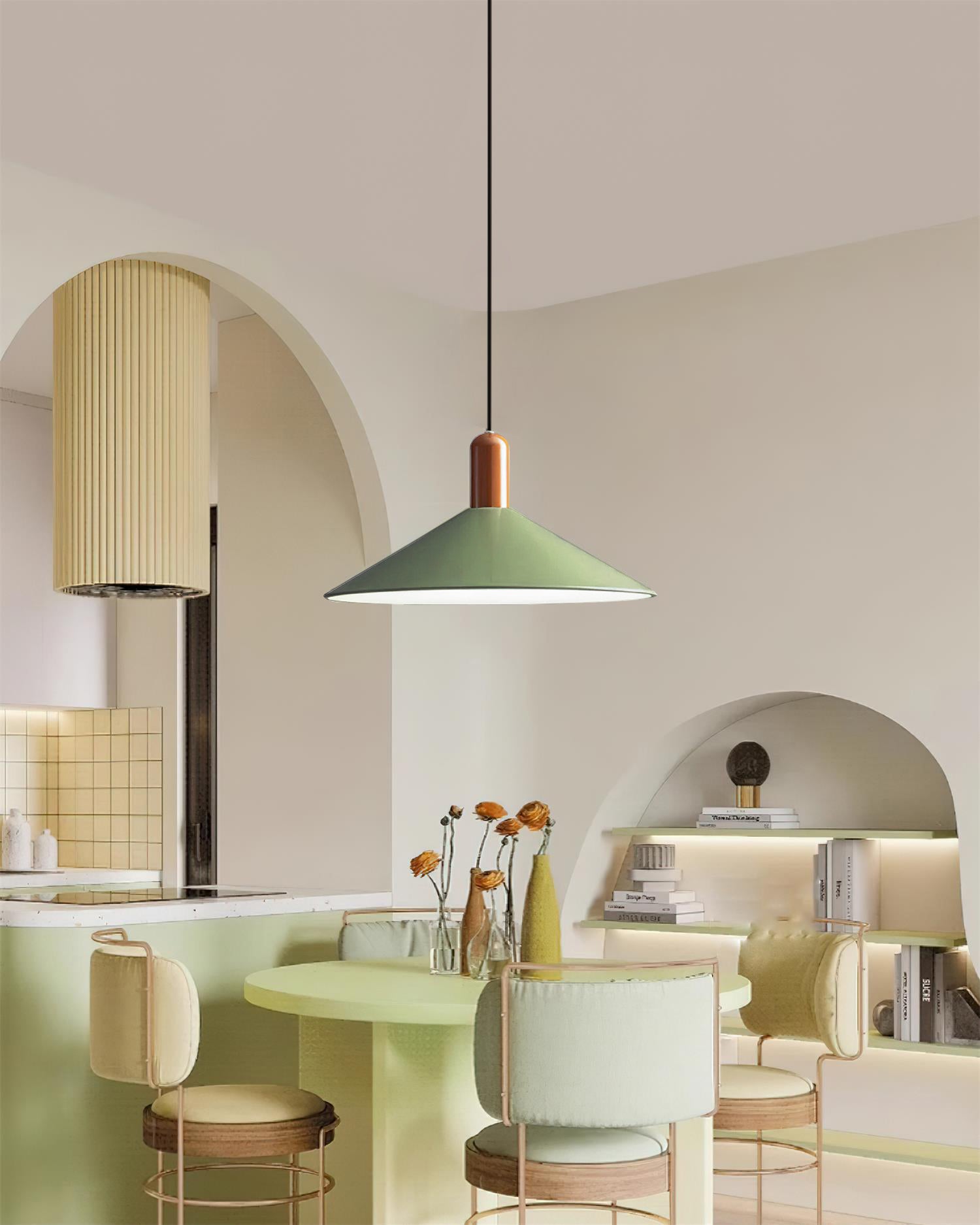 Pendant Light LED Minimalist Cone  Hanging Lamp for Kitchen Dining