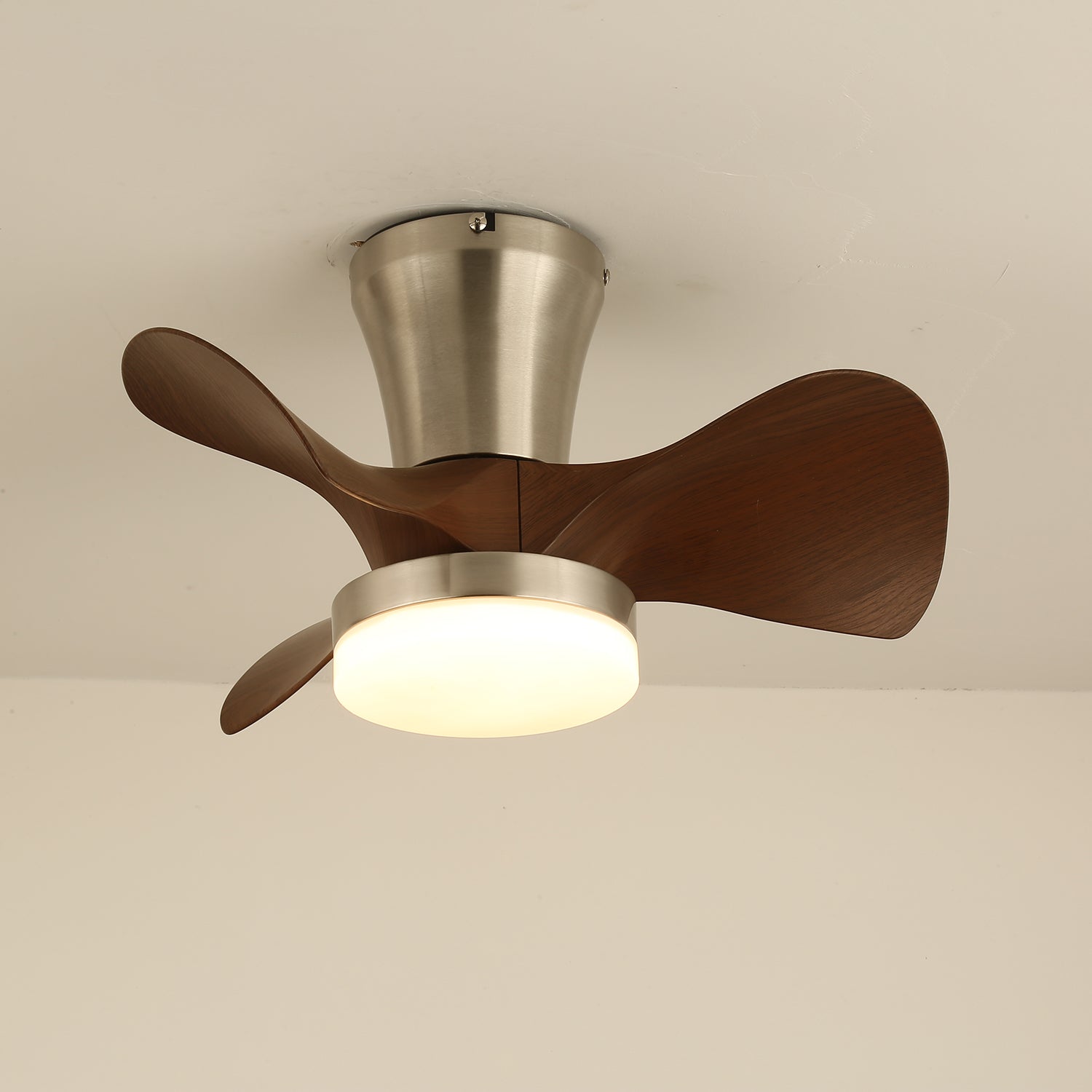 Nera Modern Wood Ceiling Fan Light-Neutral Decor