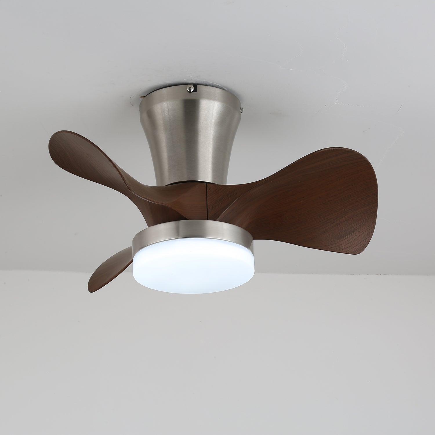 Nera Modern Wood Ceiling Fan Light-Neutral Decor