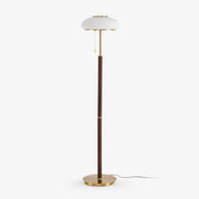 Lumen Vintage Glass Floor Lamp-Neutral Decor
