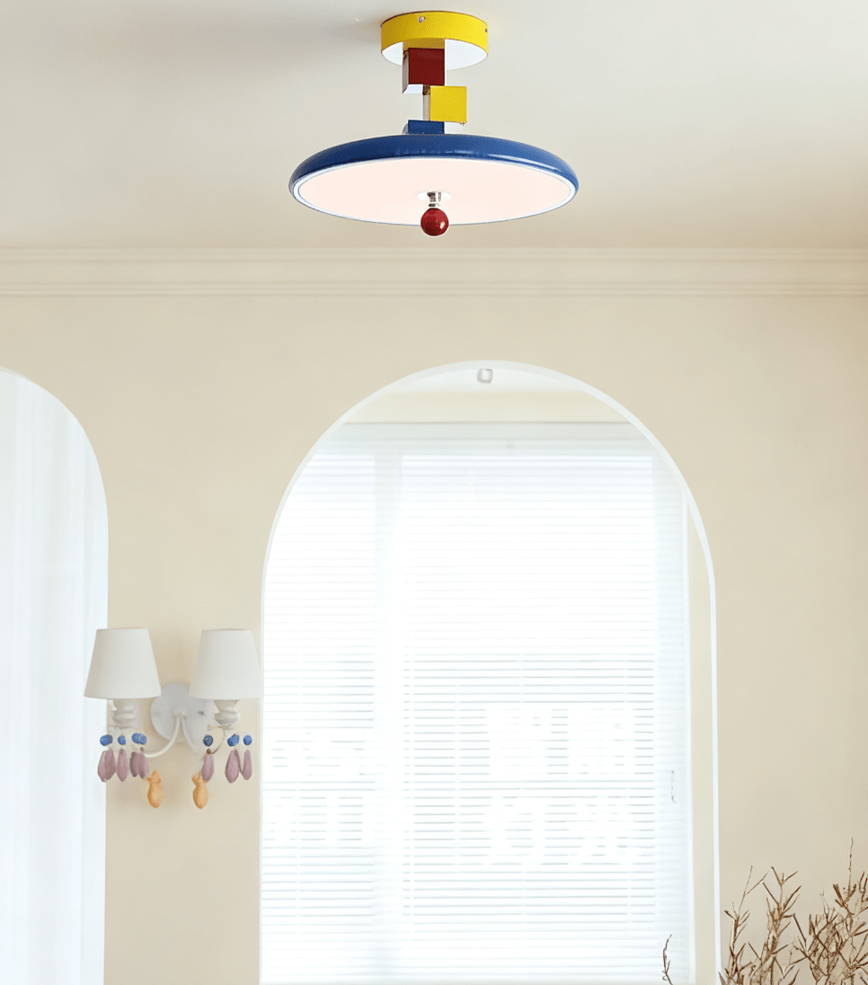 Yvor Block Ceiling Lamp-Neutral Decor