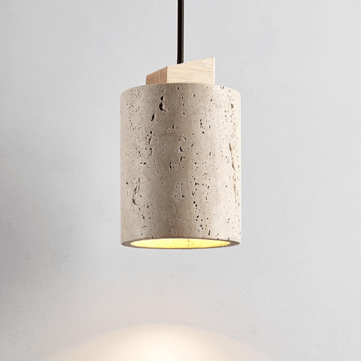 Opal Cylinder Pendant Lamp-Neutral Decor