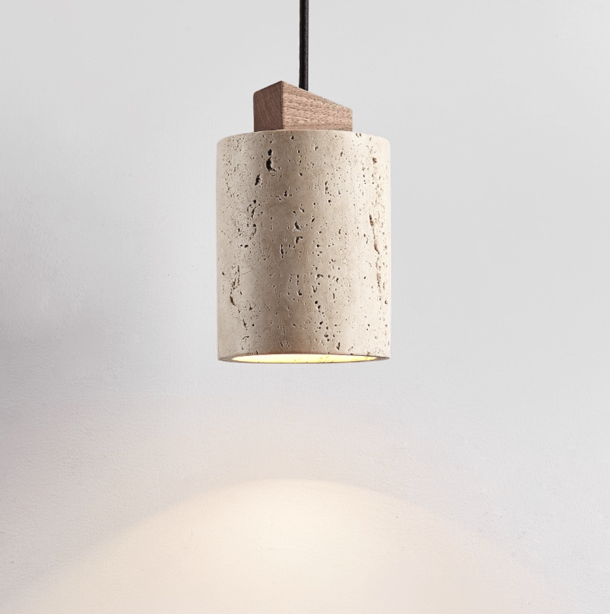 Opal Cylinder Pendant Lamp-Neutral Decor