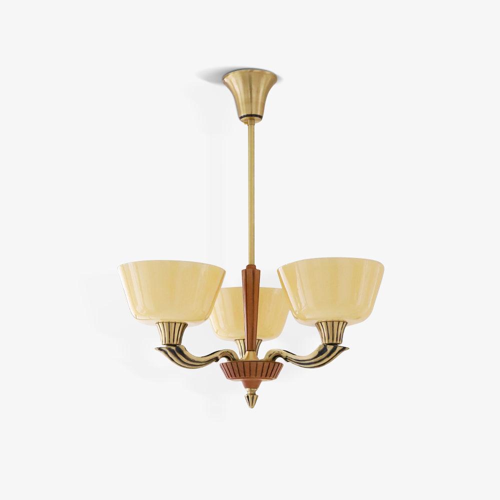 Rolvin Chandelier Flared Shade Vintage-Neutral Decor