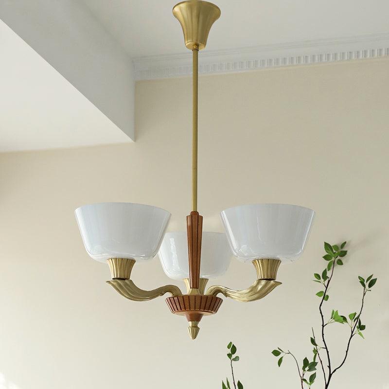 Rolvin Chandelier Flared Shade Vintage-Neutral Decor