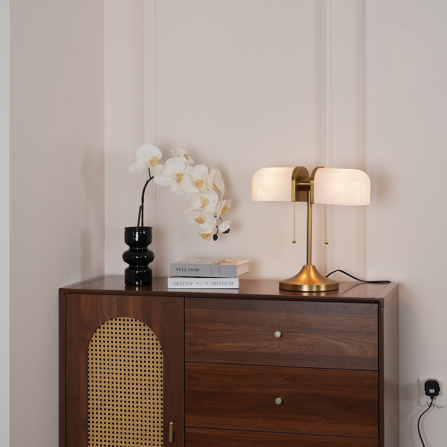 Gorven Industrial Table Lamp-Neutral Decor