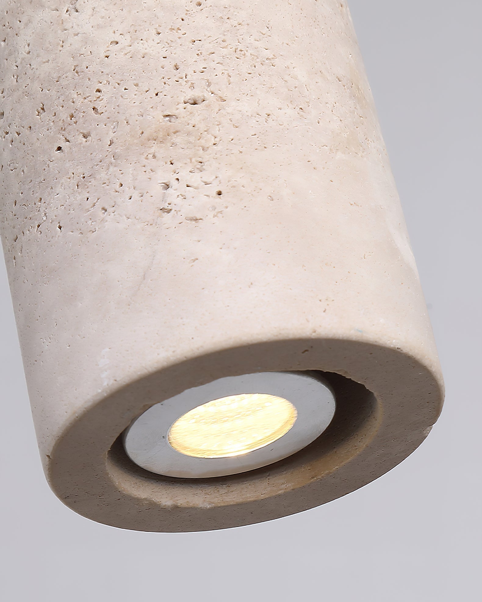 Auron Pendant Lamp Yellow travertine Marble-Neutral Decor