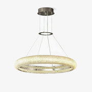 Vazorora Modern Minimalist Ring Crystal Chandelier-Neutral Decor