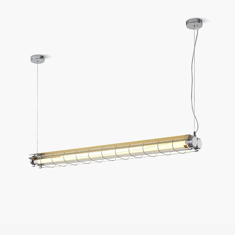 Alaric Industrial Linear Pendant Light-Neutral Decor