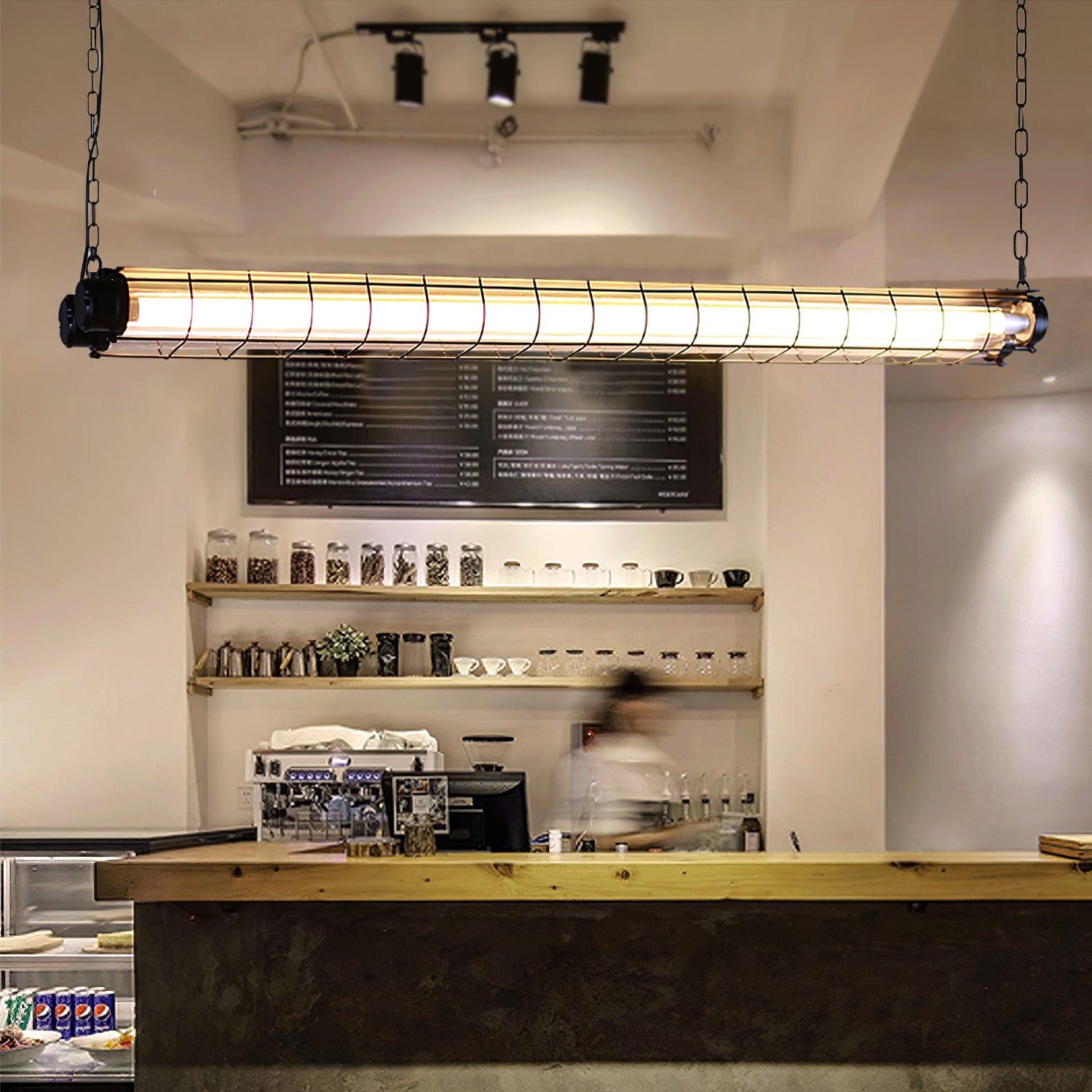 Arsorisra Industrial Linear Pendant-Neutral Decor