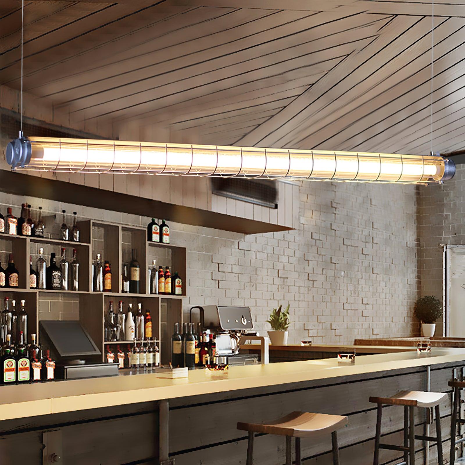 Arsorisra Industrial Linear Pendant-Neutral Decor