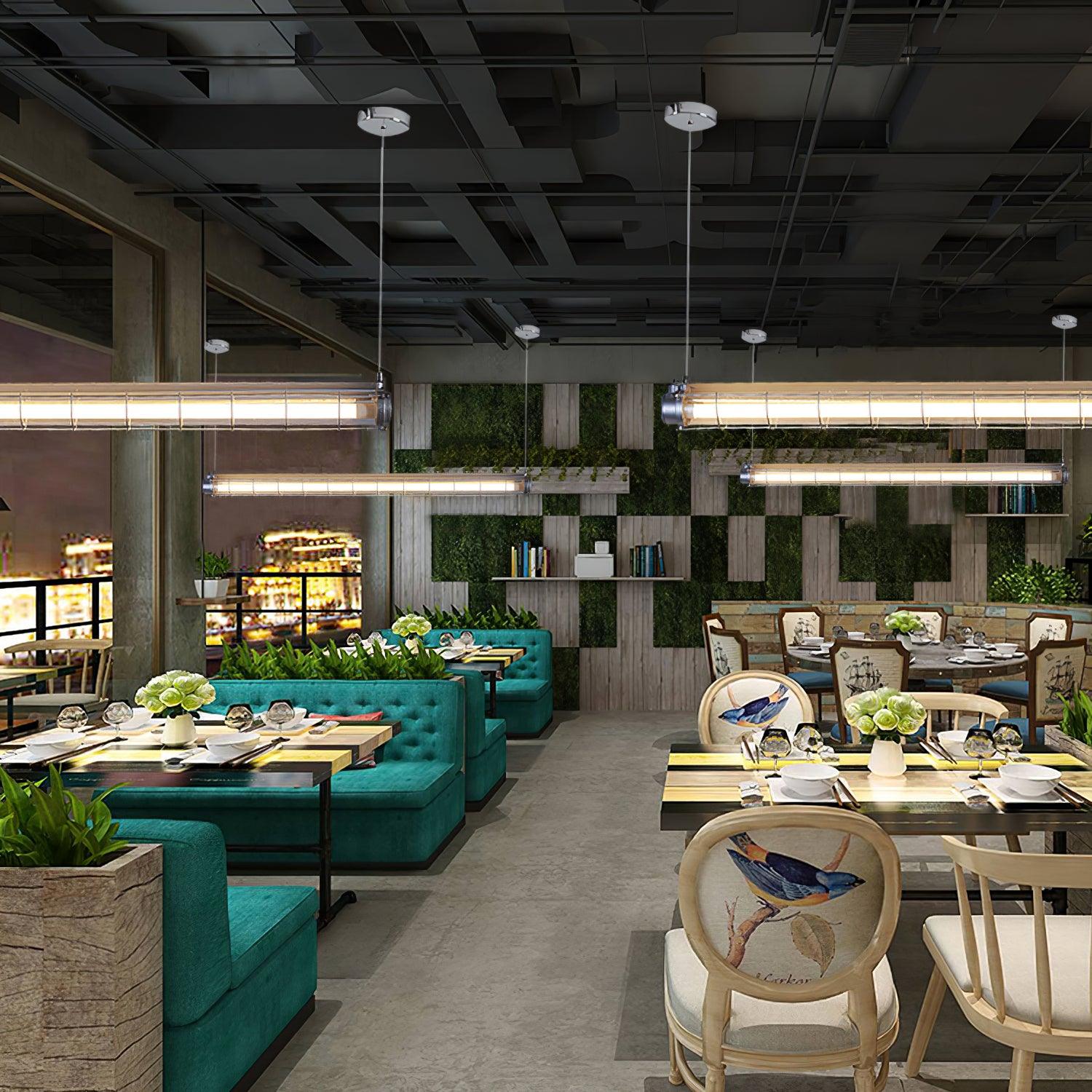 Arsorisra Industrial Linear Pendant-Neutral Decor