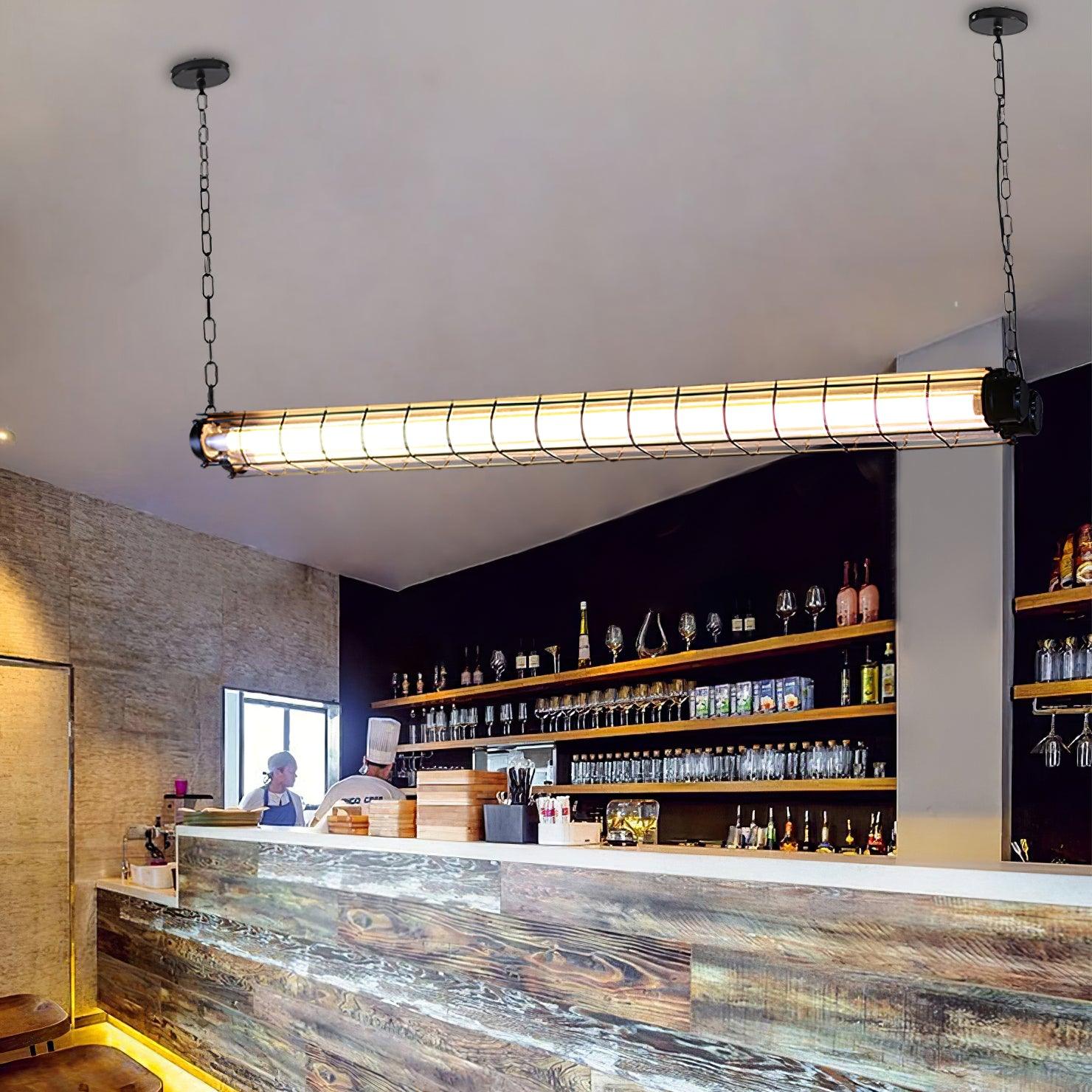 Arsorisra Industrial Linear Pendant-Neutral Decor