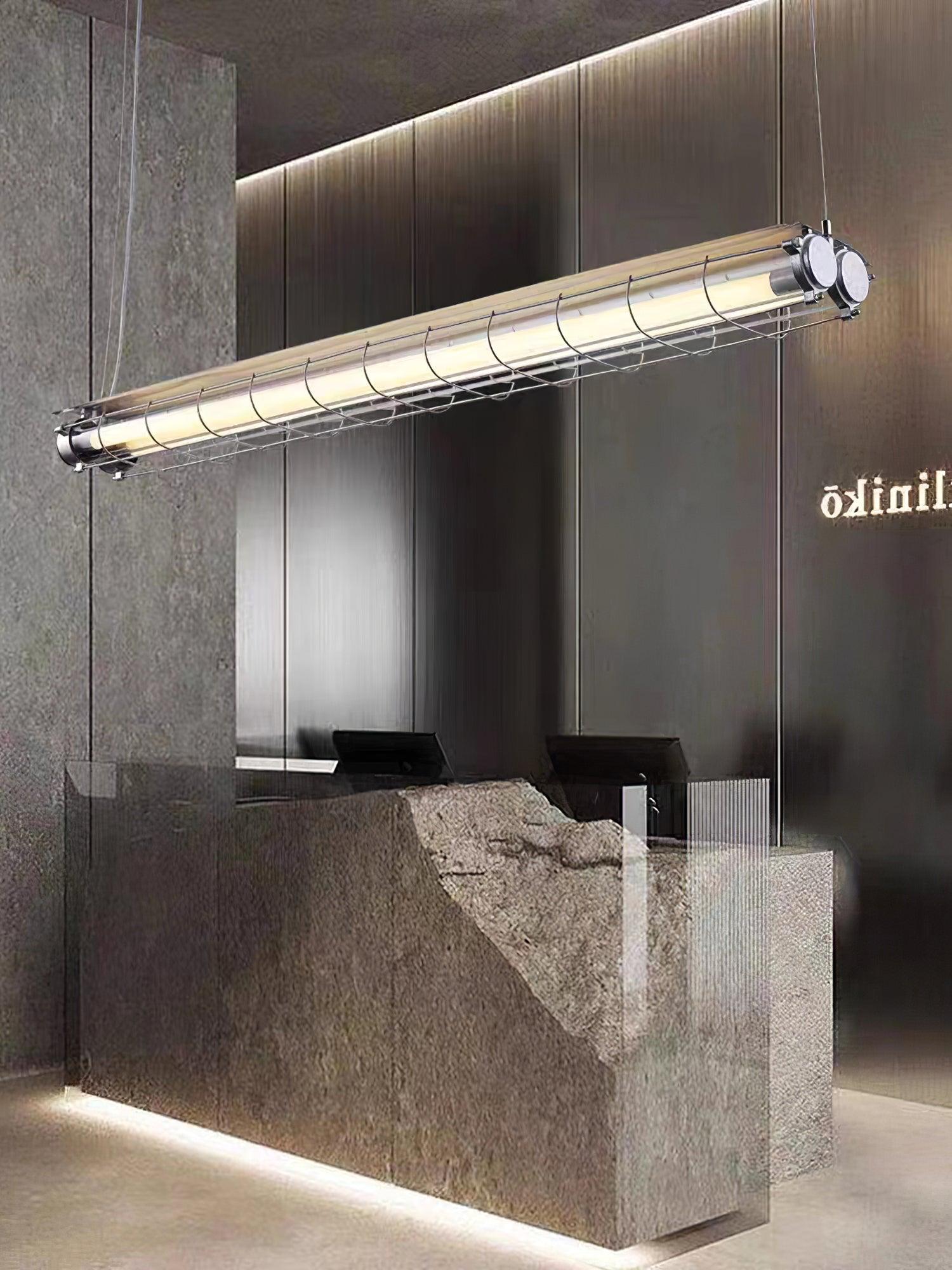 Arsorisra Industrial Linear Pendant-Neutral Decor