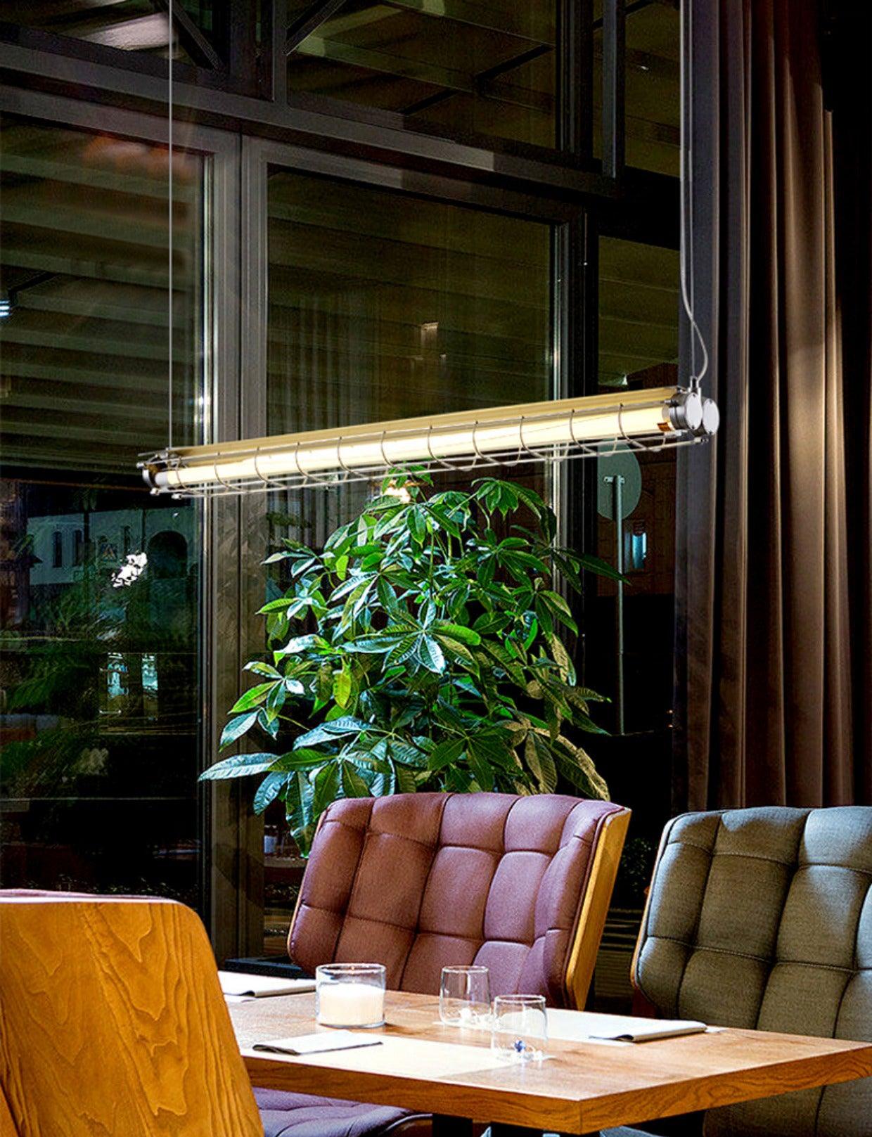 Arsorisra Industrial Linear Pendant-Neutral Decor