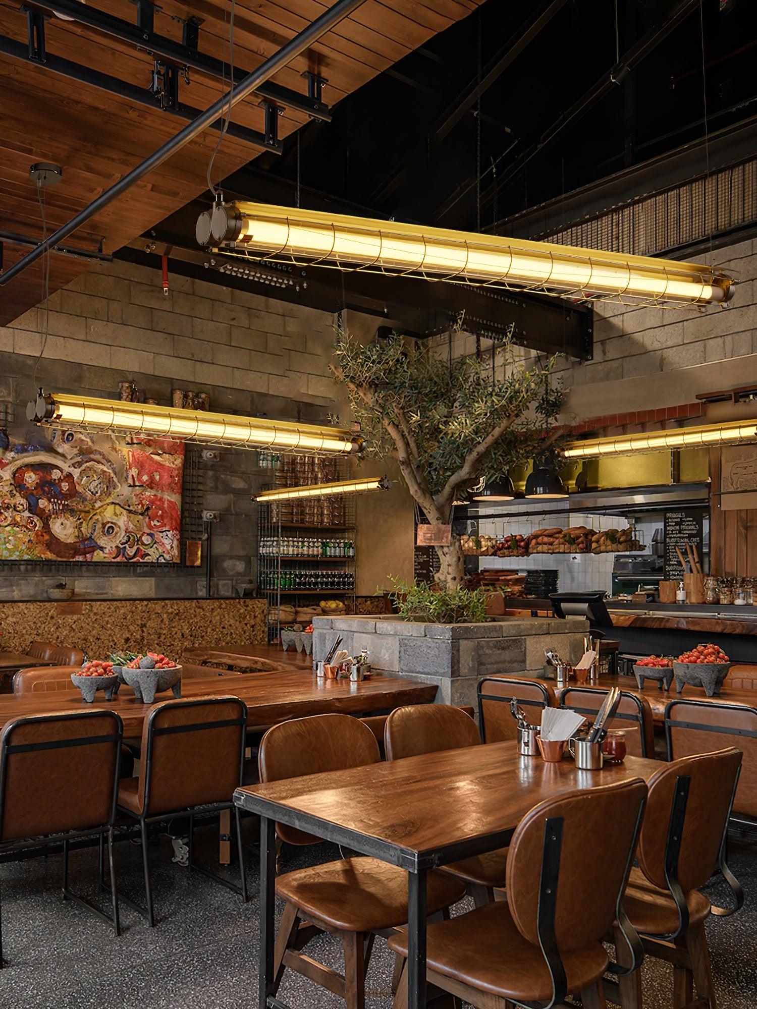 Arsorisra Industrial Linear Pendant-Neutral Decor