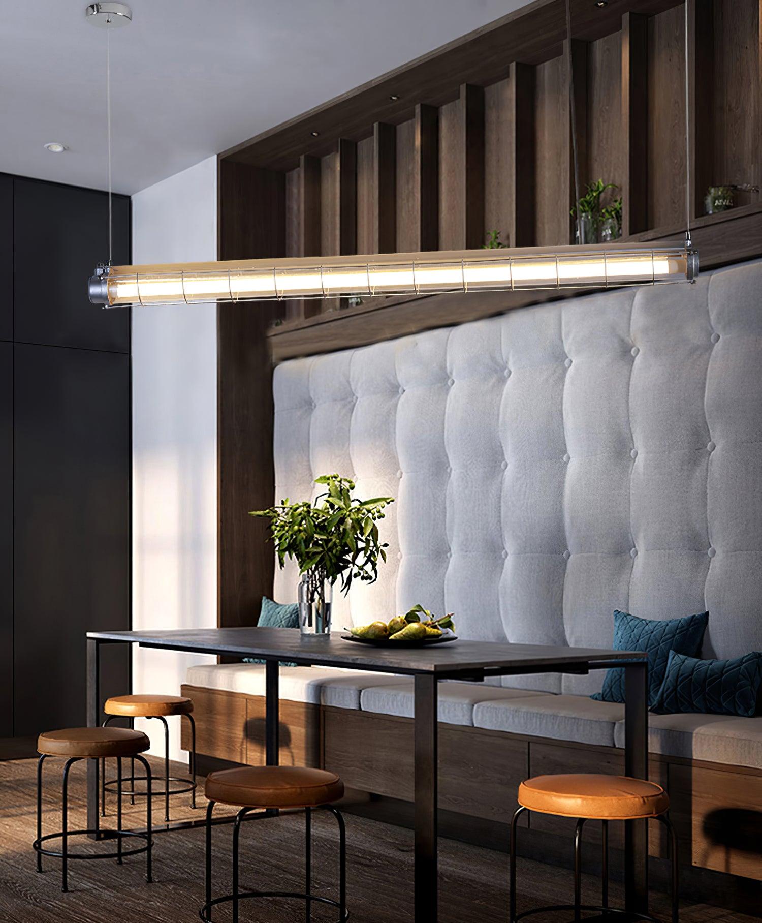 Arsorisra Industrial Linear Pendant-Neutral Decor