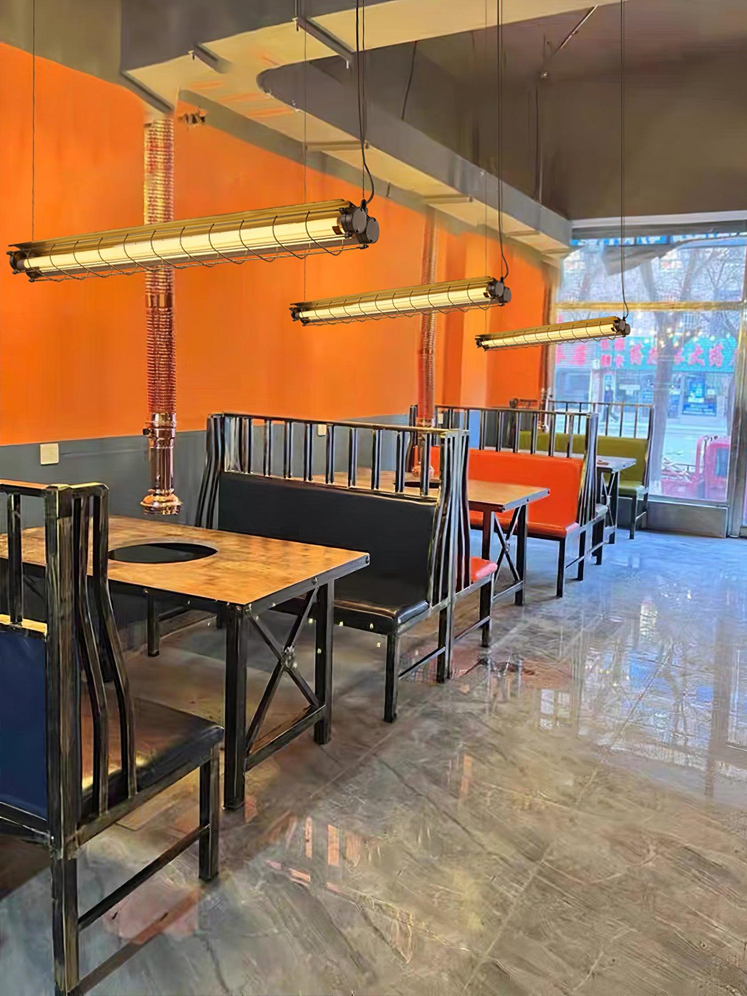 Arsorisra Industrial Linear Pendant-Neutral Decor