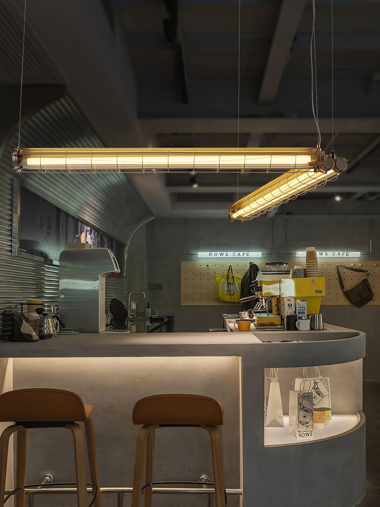 Arsorisra Industrial Linear Pendant-Neutral Decor