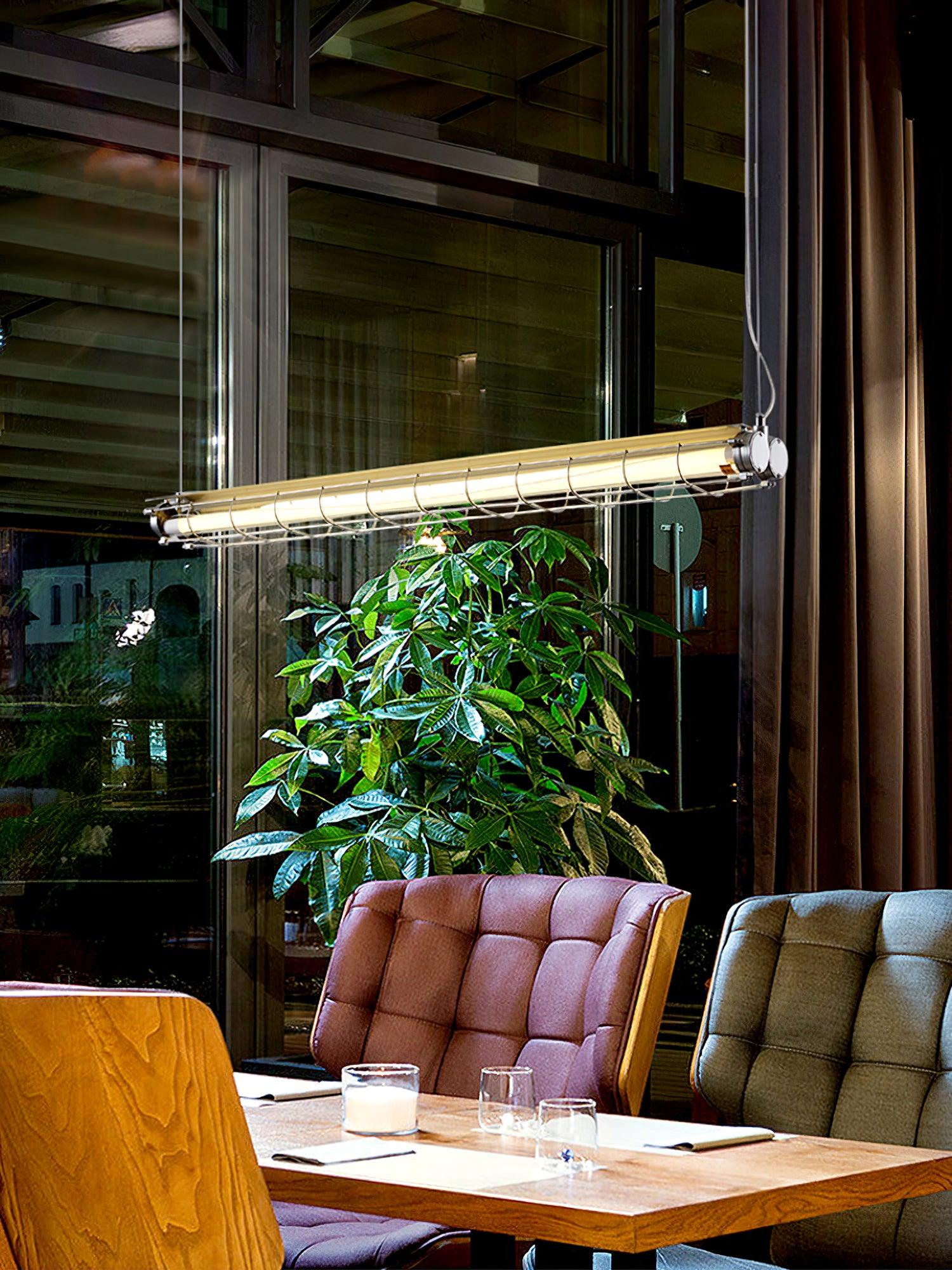 Arsorisra Industrial Linear Pendant-Neutral Decor