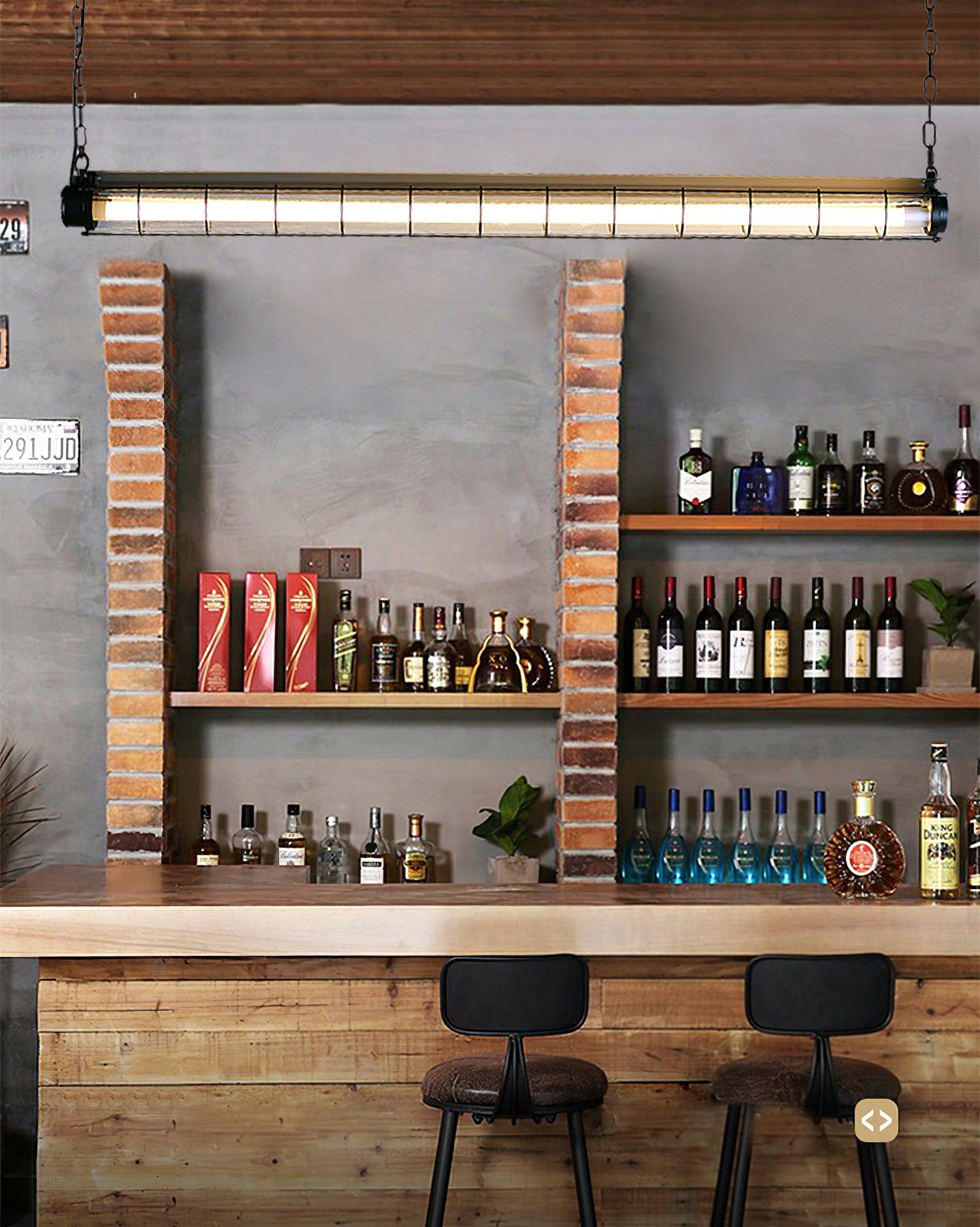 Arsorisra Industrial Linear Pendant-Neutral Decor