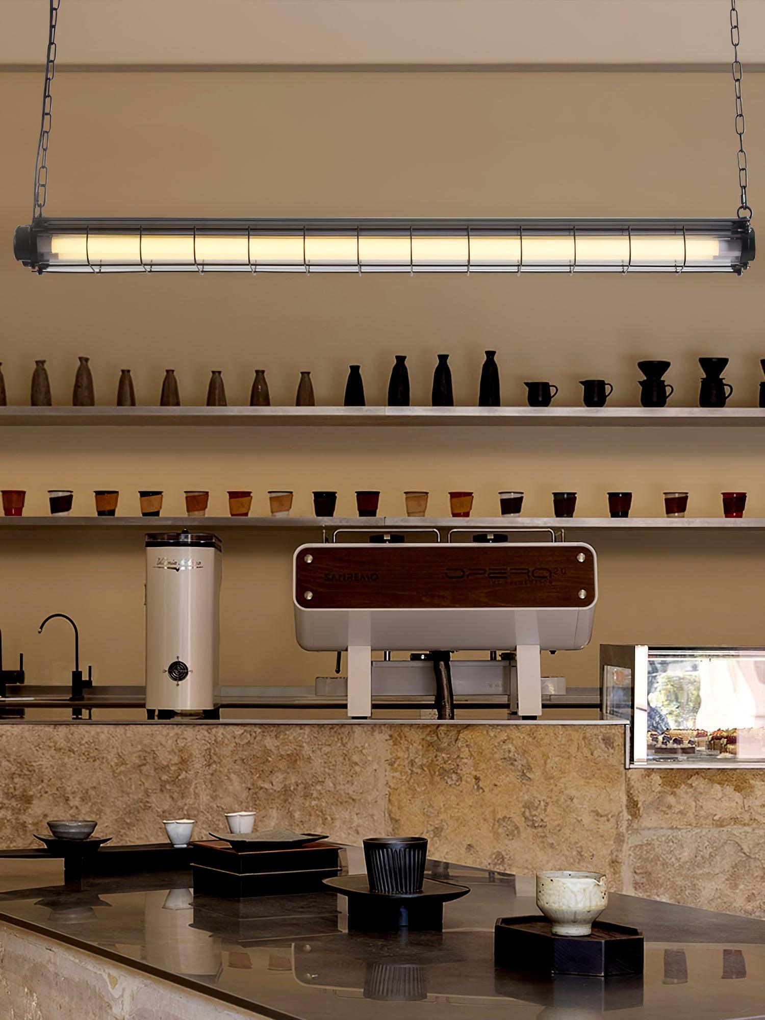 Arsorisra Industrial Linear Pendant-Neutral Decor