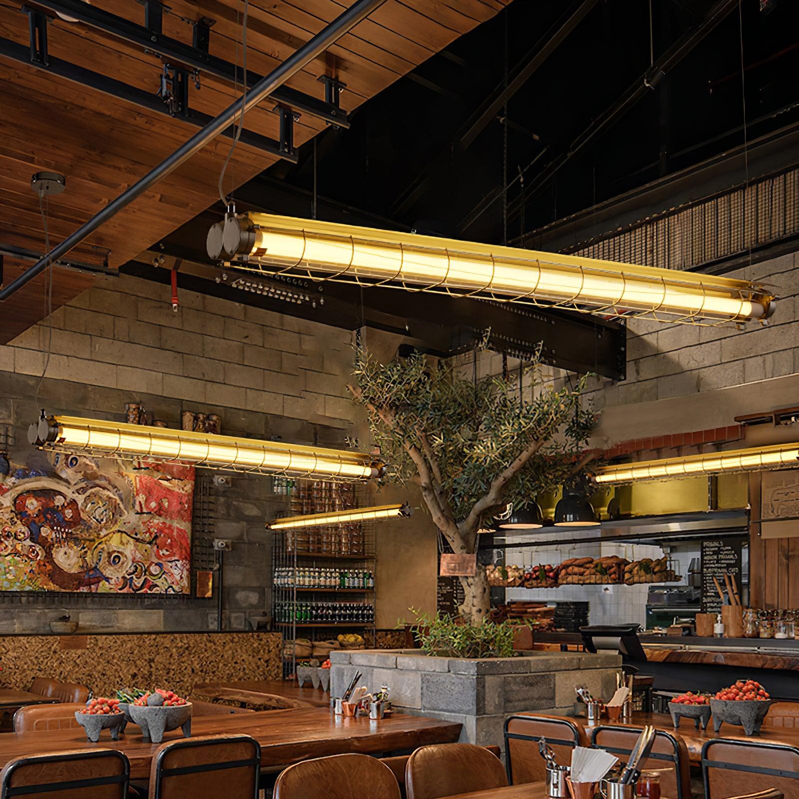 Arsorisra Industrial Linear Pendant-Neutral Decor
