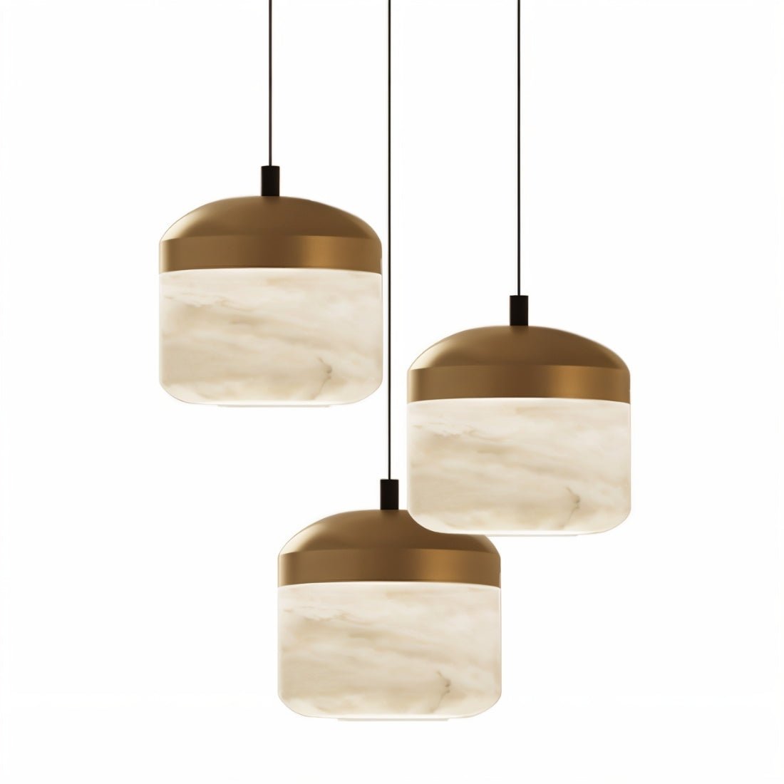 Asta Alabaster Pendant Light-Neutral Decor