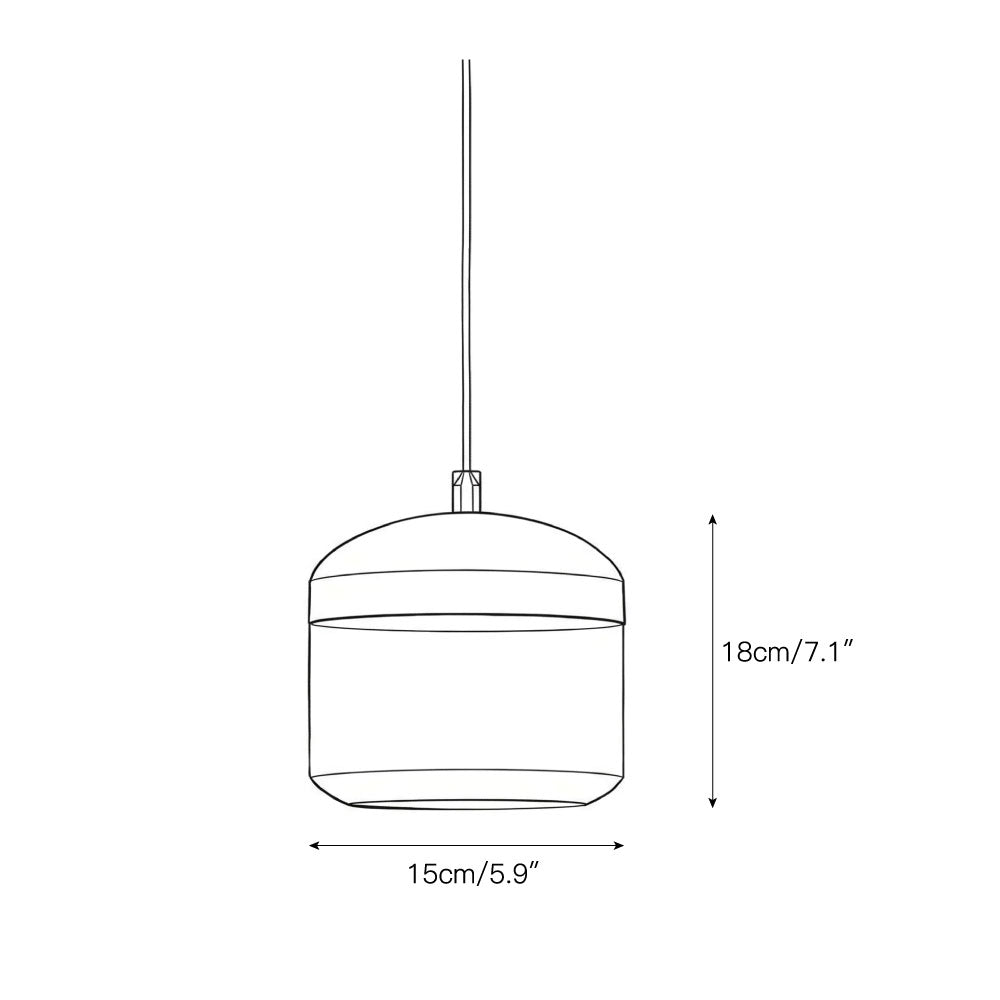 The 3-head configuration of the Asta Alabaster Pendant Lamp.