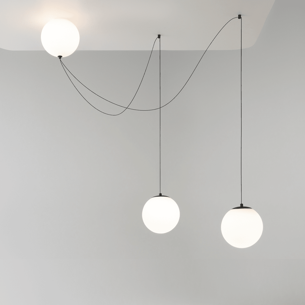 Asteris Multi Globe Pendant Lamp-Neutral Decor