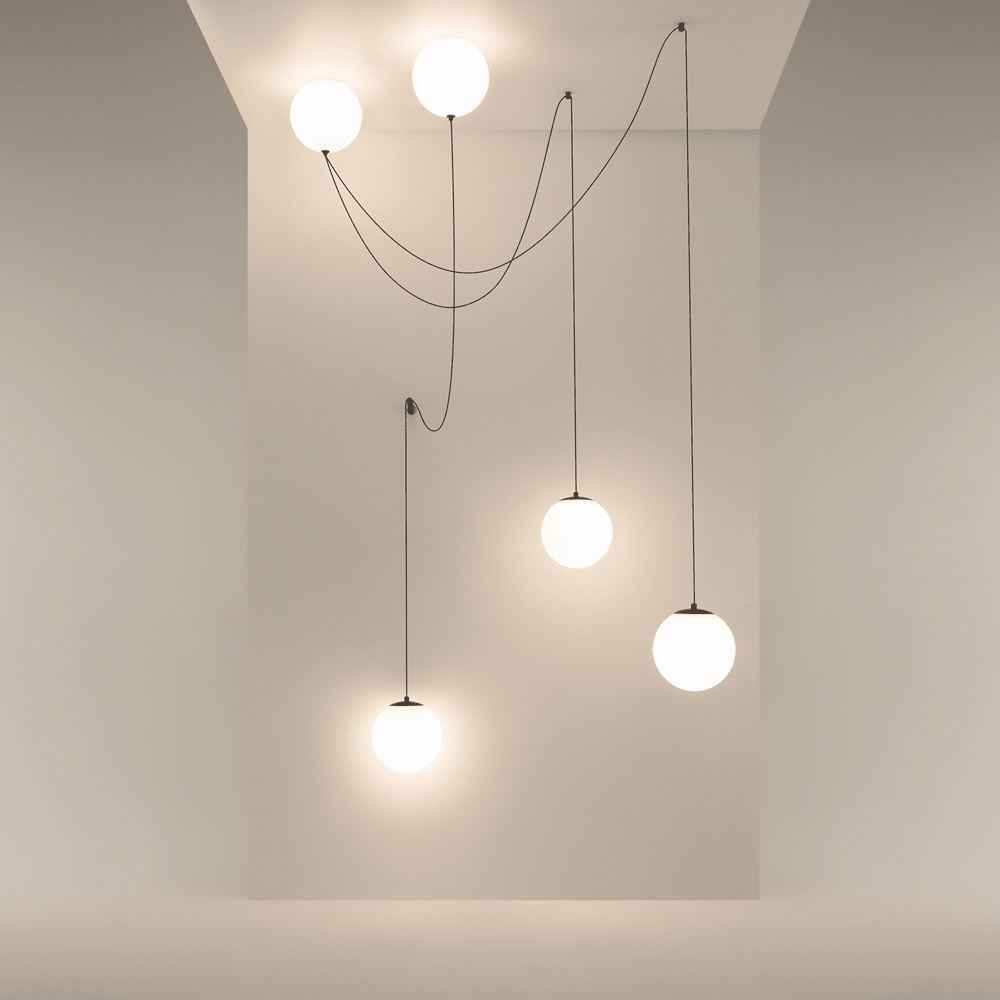 Asteris Multi Globe Pendant Lamp-Neutral Decor