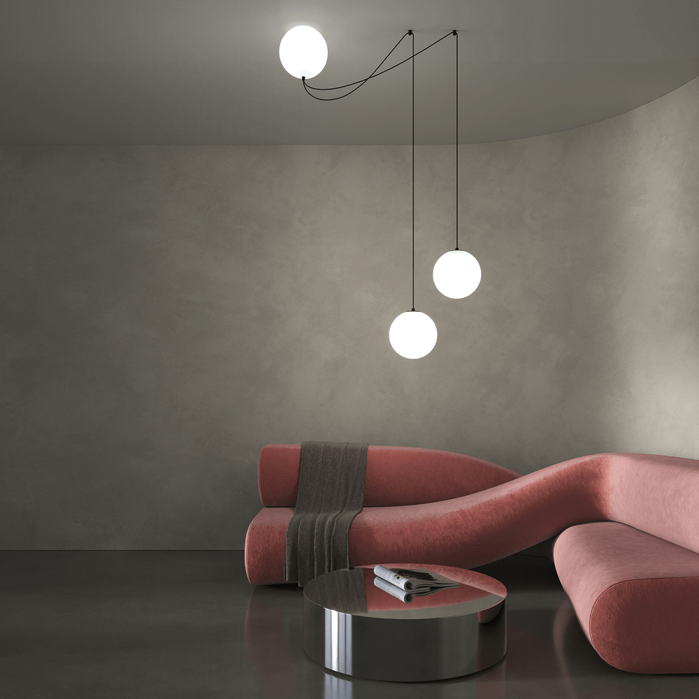 Asteris Multi Globe Pendant Lamp-Neutral Decor