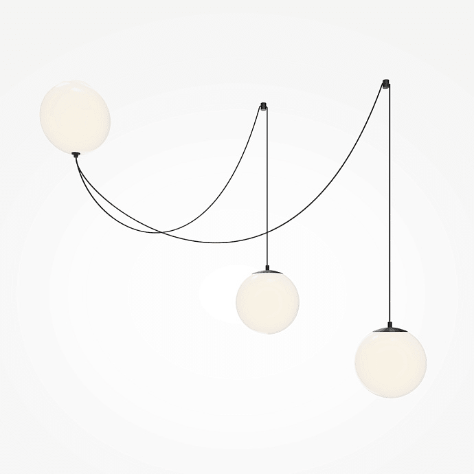 Asteris Multi Globe Pendant Lamp-Neutral Decor