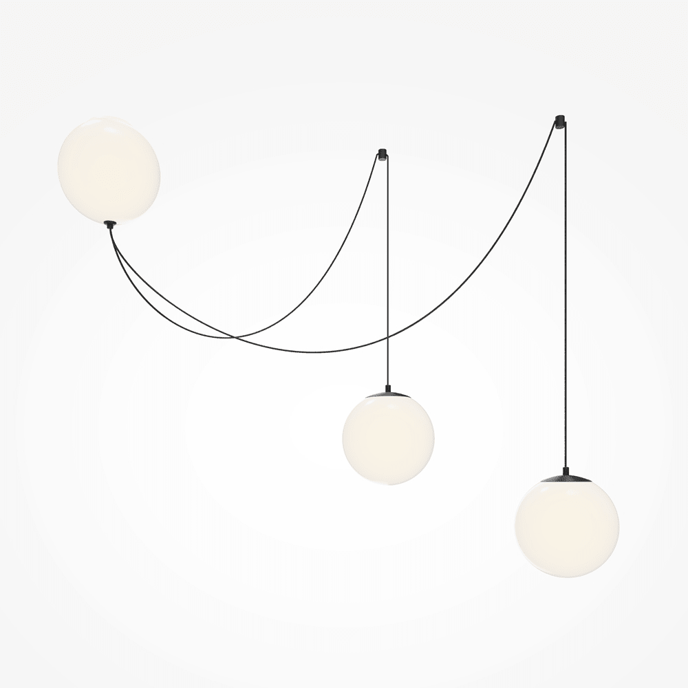 Asteris Multi Globe Pendant Lamp-Neutral Decor