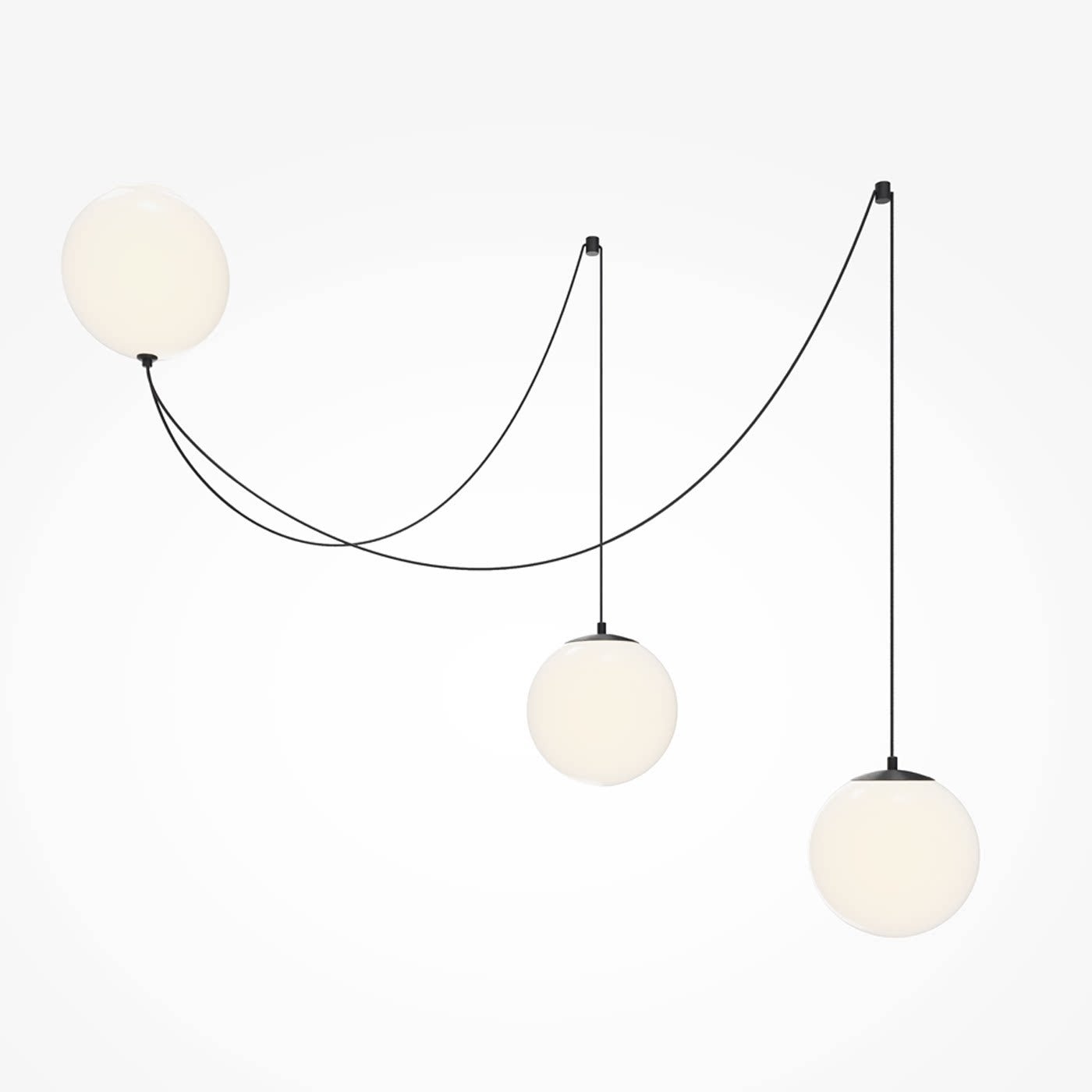 Asteris Multi Globe Pendant Lamp-Neutral Decor