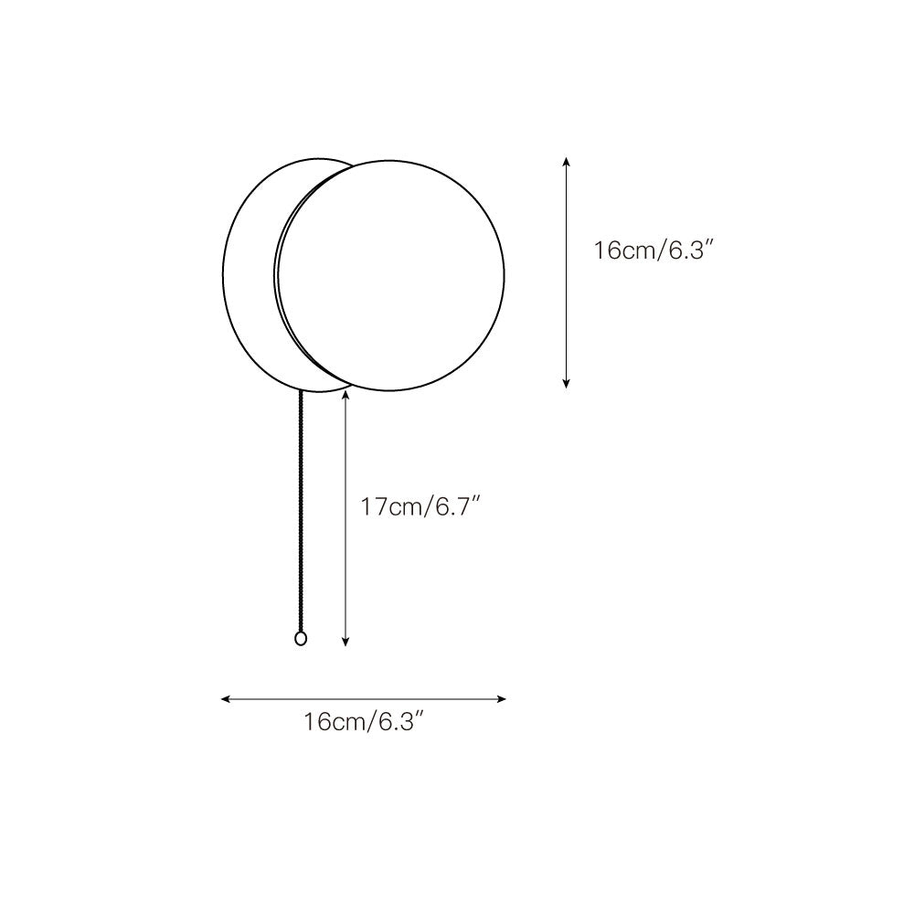 Blikuvys Modern Minimalist Travertine Glass Wall Lamp